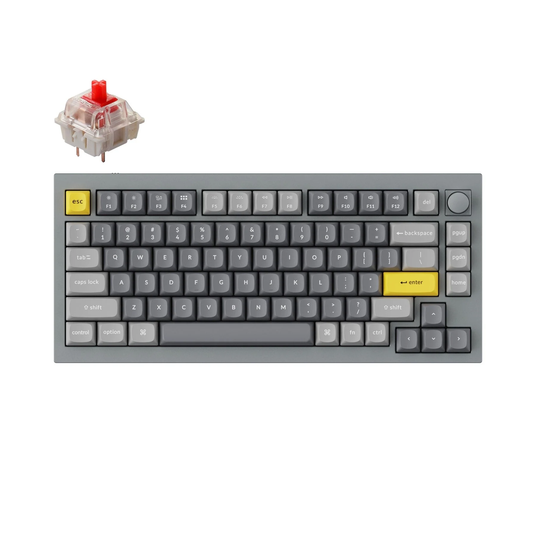 Keychron Q1 QMK Wired Custom Mechanical Keyboard - Version 2(US ANSI Layout) - Image 42