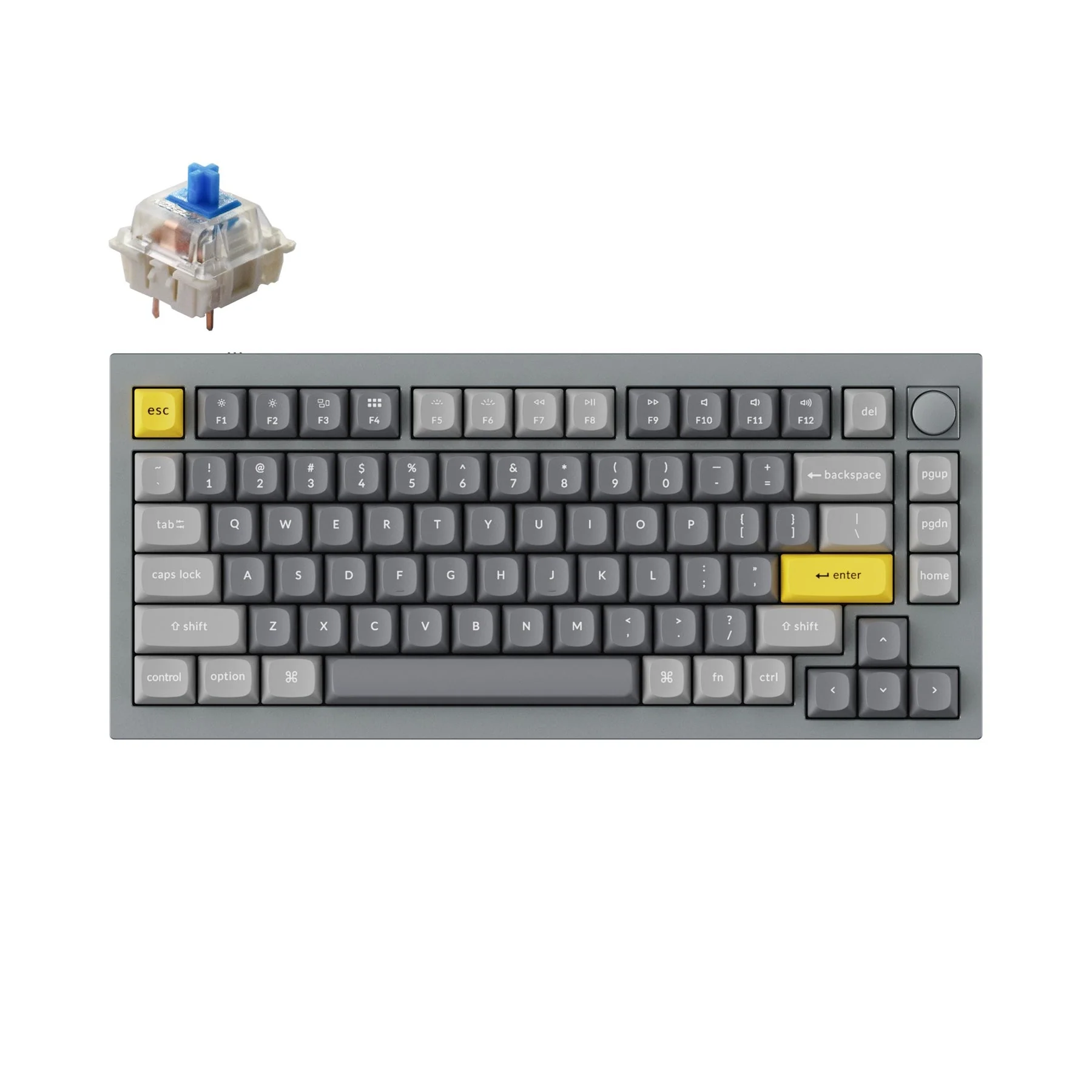 Keychron Q1 QMK Wired Custom Mechanical Keyboard - Version 2(US ANSI Layout) - Image 43