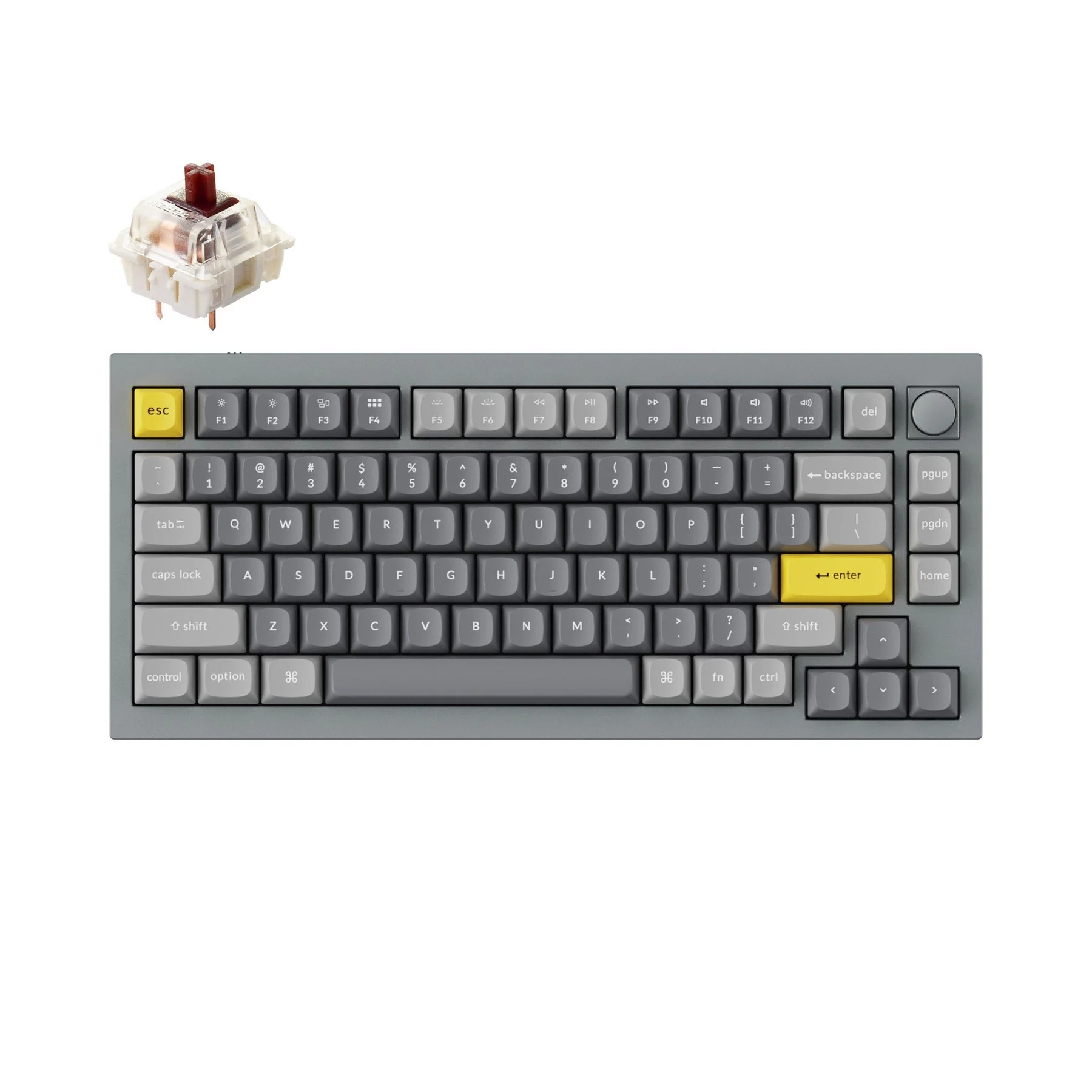 Keychron Q1 QMK Wired Custom Mechanical Keyboard - Version 2(US ANSI Layout) - Image 44