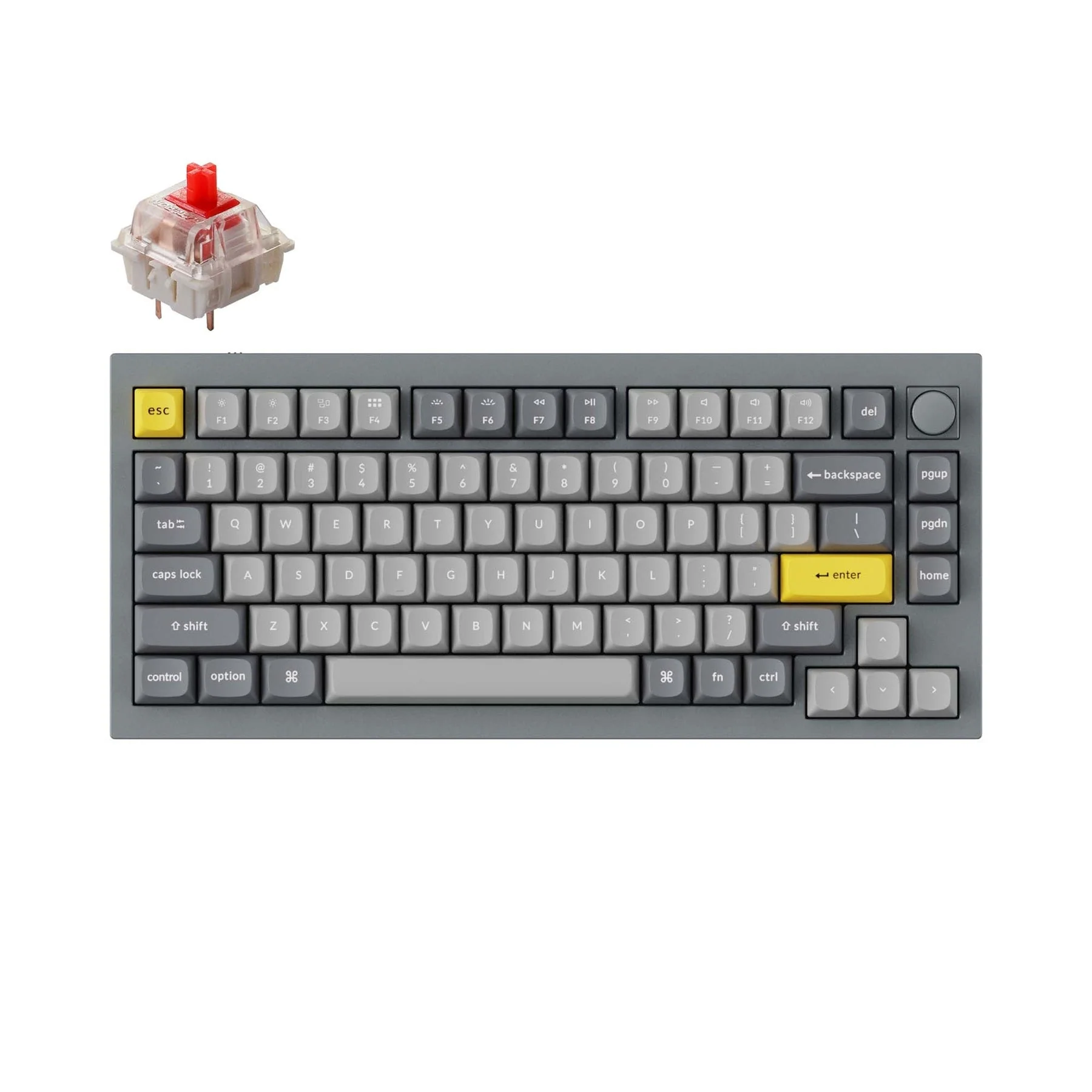 Keychron Q1 QMK Wired Custom Mechanical Keyboard - Version 2(US ANSI Layout) - Image 5