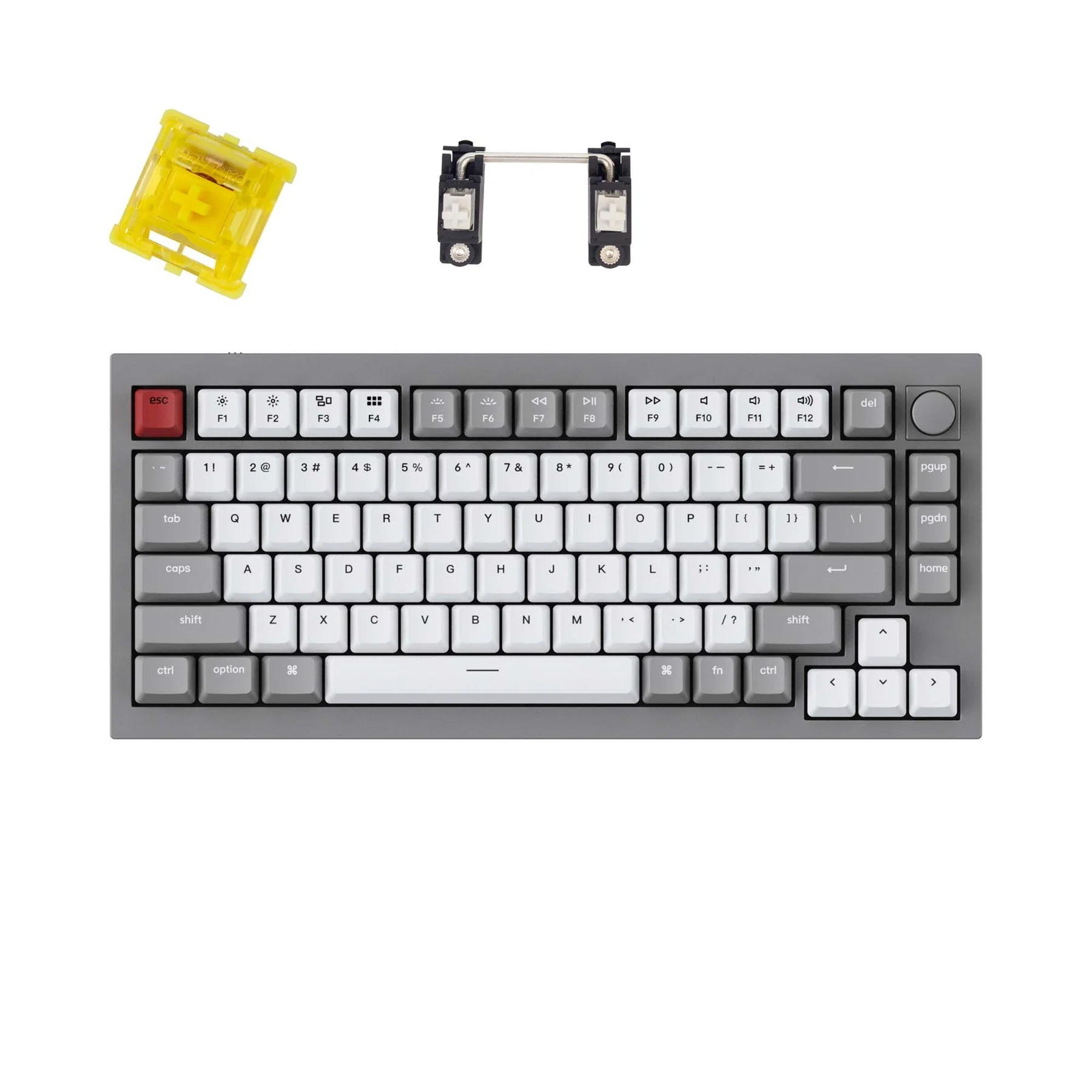Keychron Q1 QMK Wired Custom Mechanical Keyboard - Version 2(US ANSI Layout) - Image 8