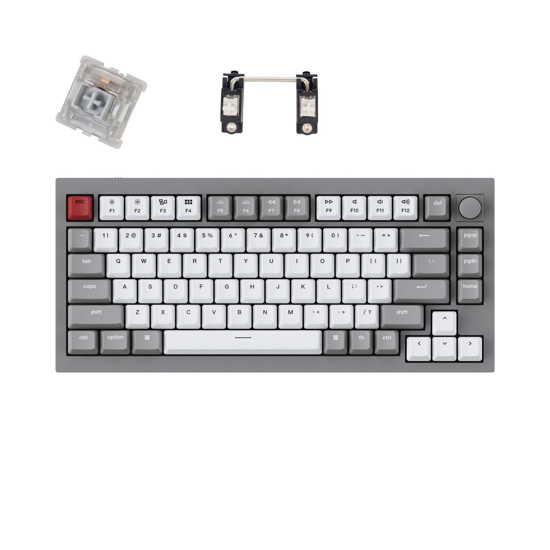 Keychron Q1 QMK Wired Custom Mechanical Keyboard - Version 2(US ANSI Layout) - Image 9