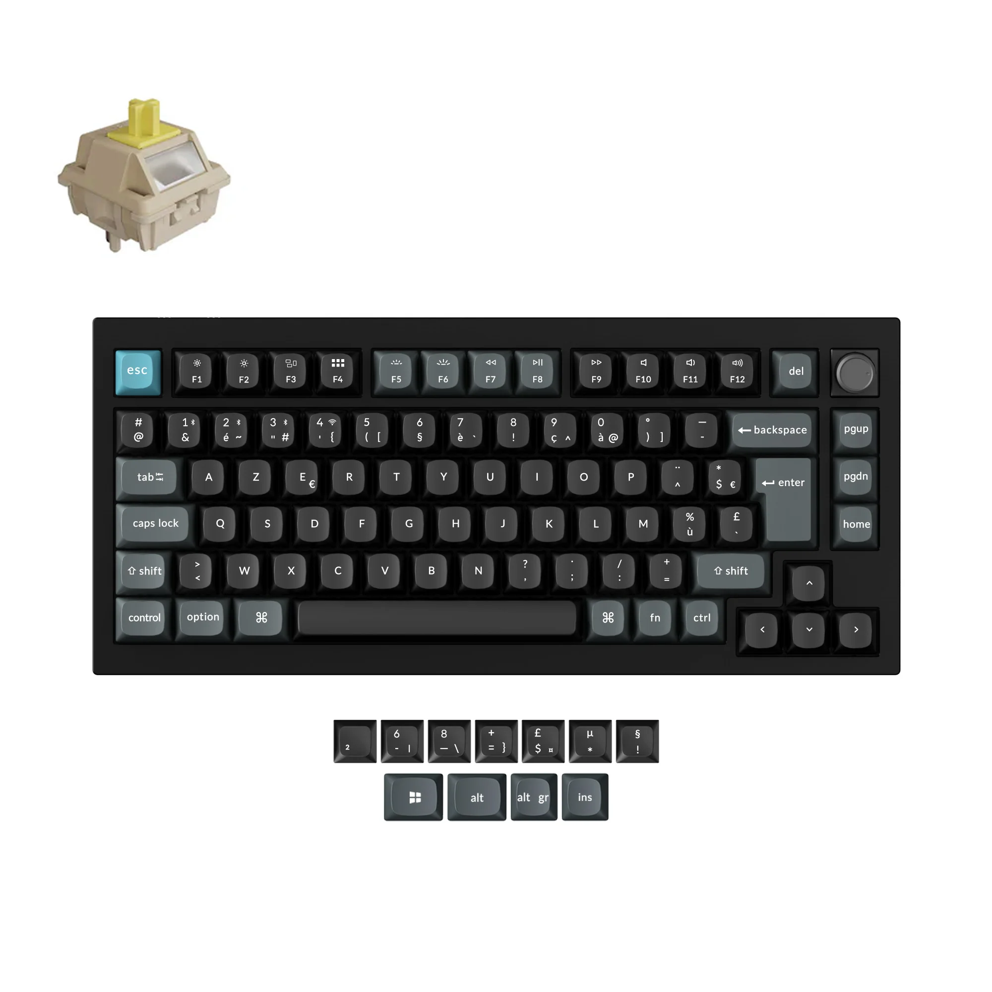 Keychron Q1 Ultra 8K Wireless Custom Mechanical Keyboard ISO Layout Collection - Image 6