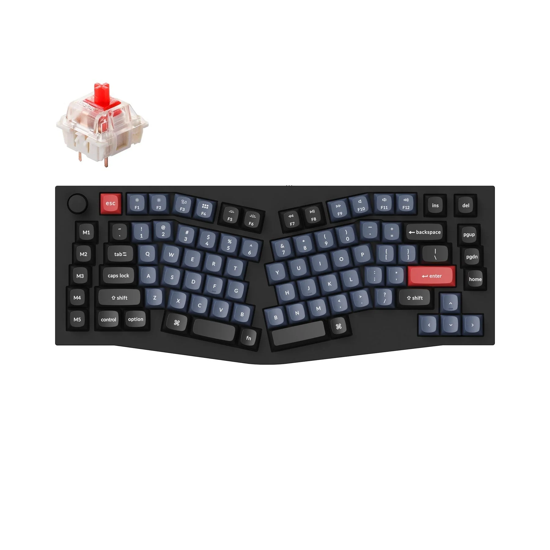Keychron Q10 (Alice Layout) QMK Wired Custom Mechanical Keyboard(US ANSI Layout) - Image 10