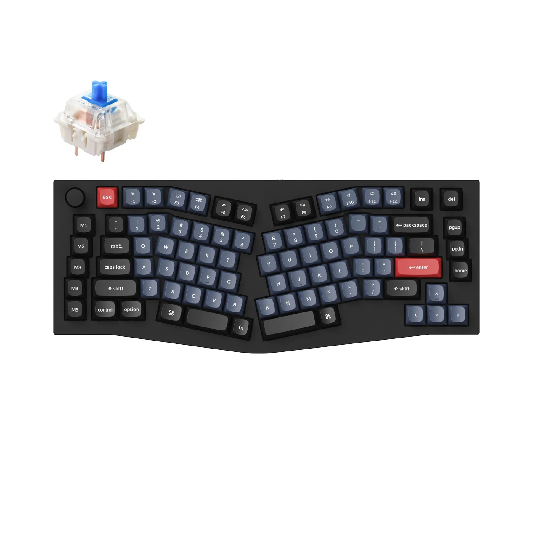 Keychron Q10 (Alice Layout) QMK Wired Custom Mechanical Keyboard(US ANSI Layout) - Image 11