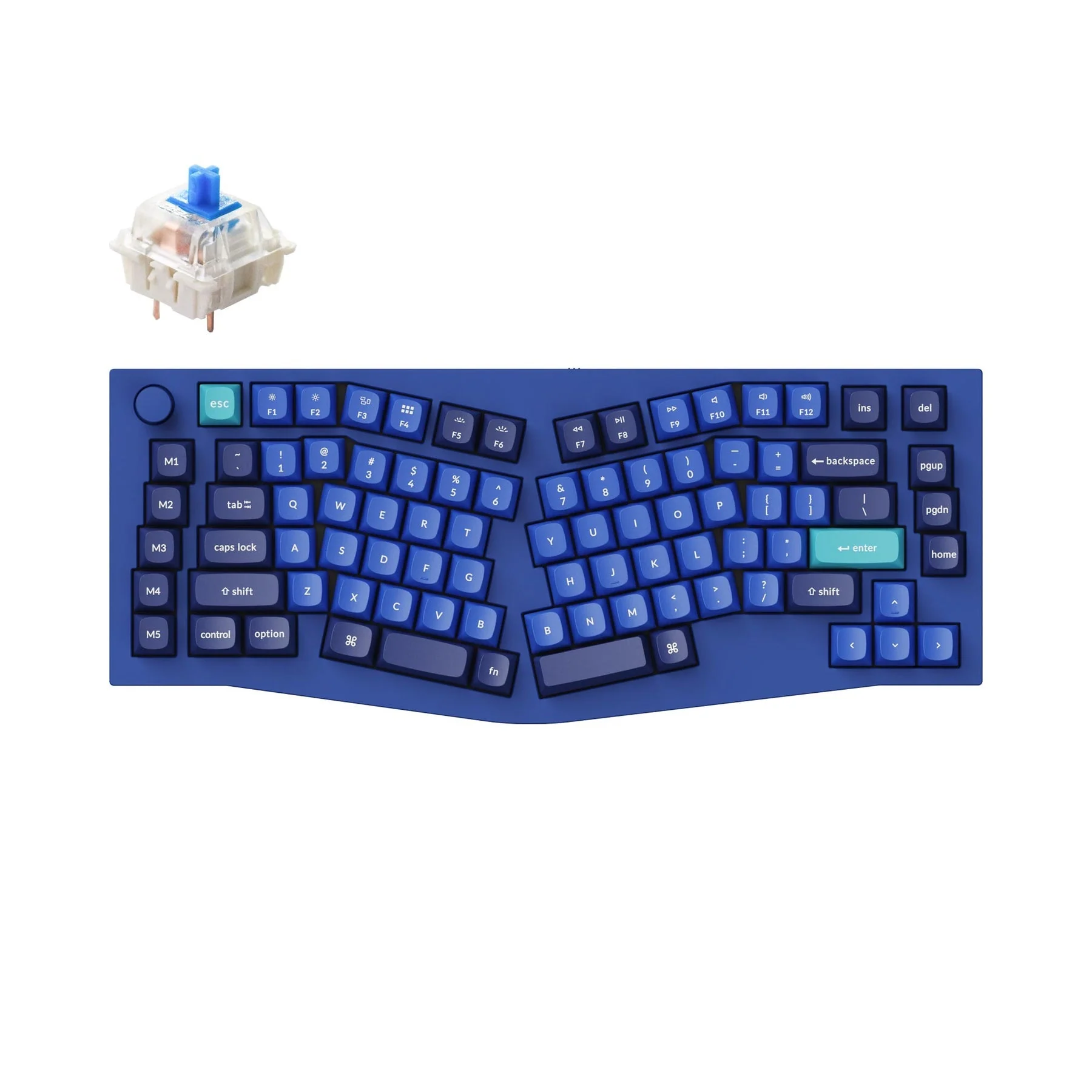 Keychron Q10 (Alice Layout) QMK Wired Custom Mechanical Keyboard(US ANSI Layout) - Image 17