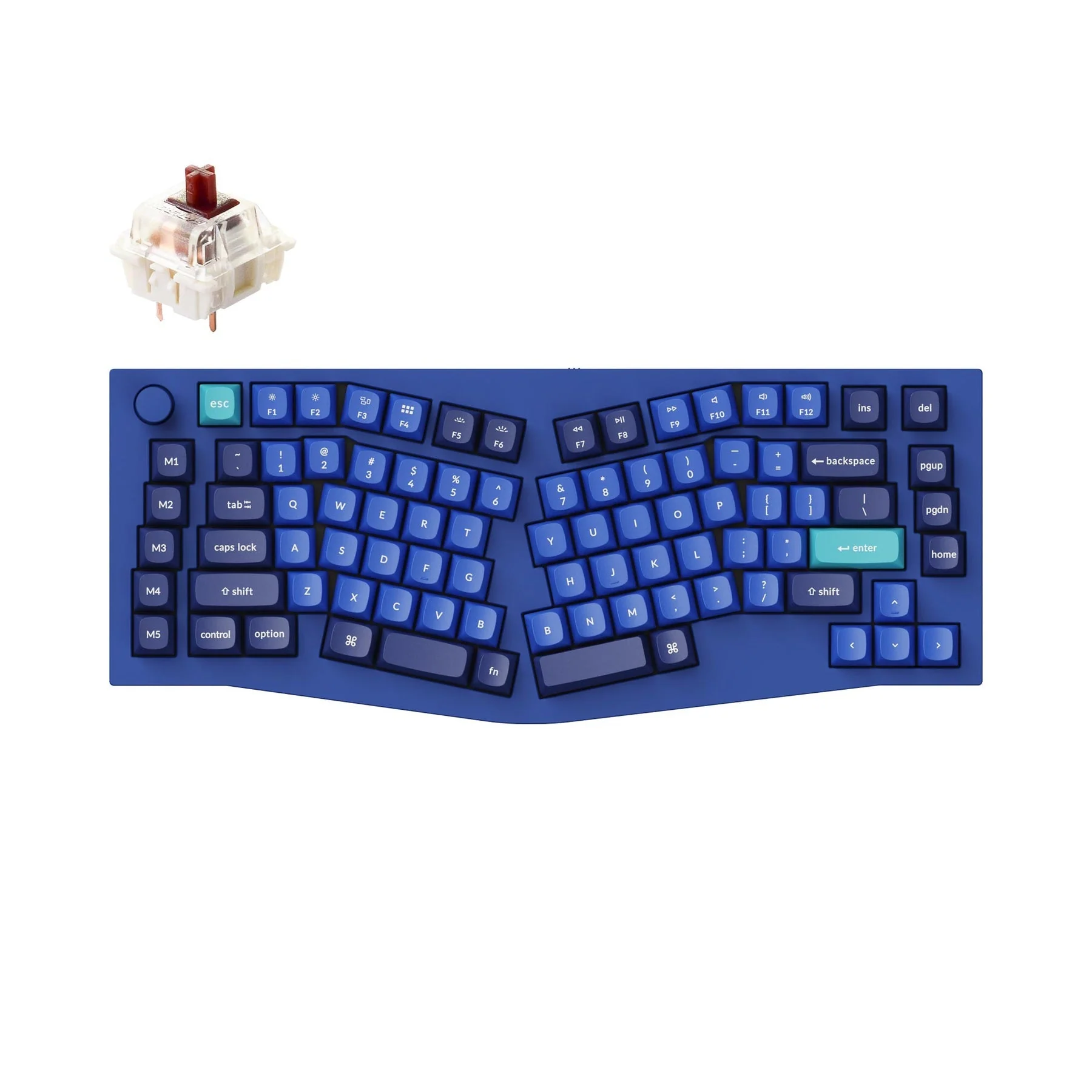 Keychron Q10 (Alice Layout) QMK Wired Custom Mechanical Keyboard(US ANSI Layout) - Image 18