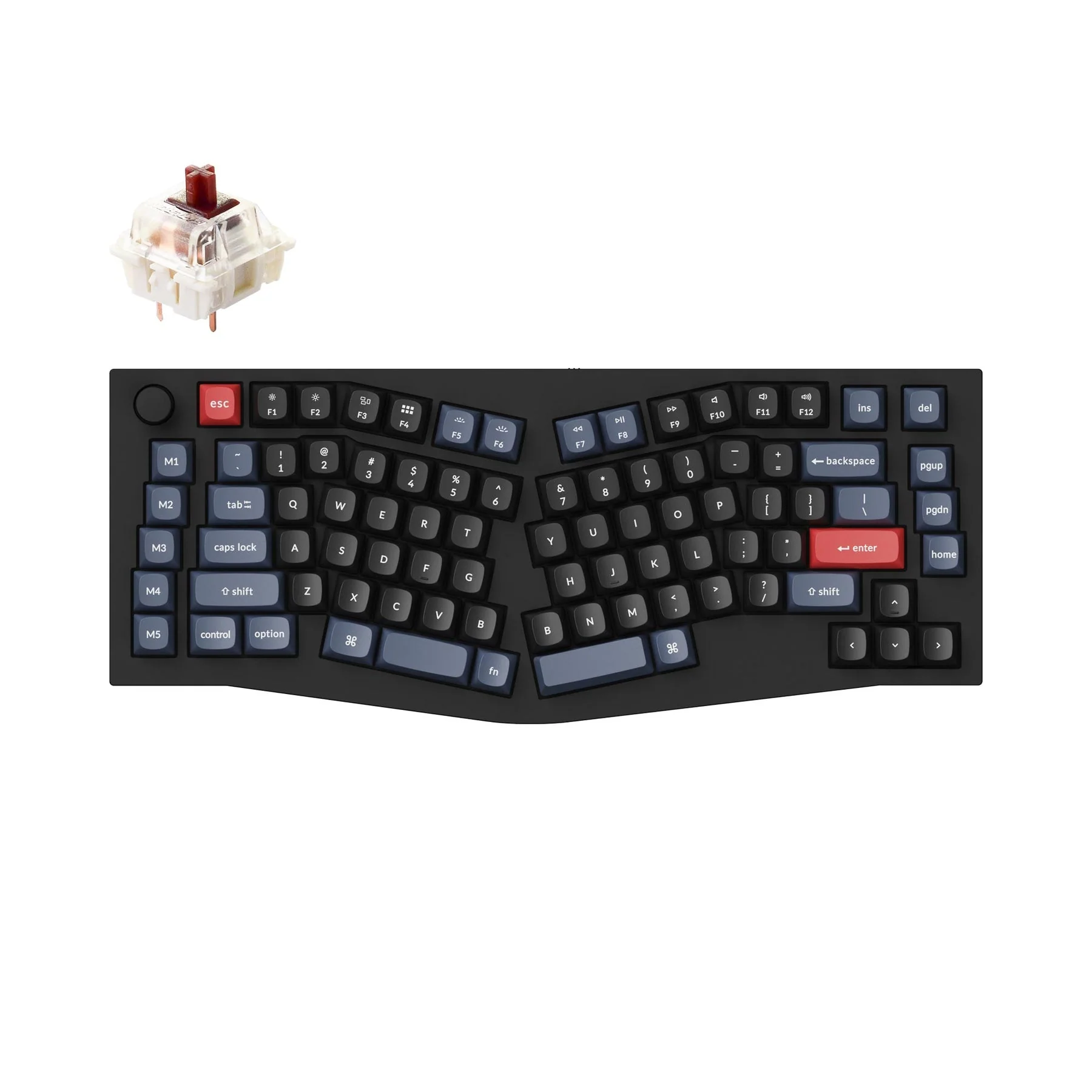 Keychron Q10 (Alice Layout) QMK Wired Custom Mechanical Keyboard(US ANSI Layout) - Image 3