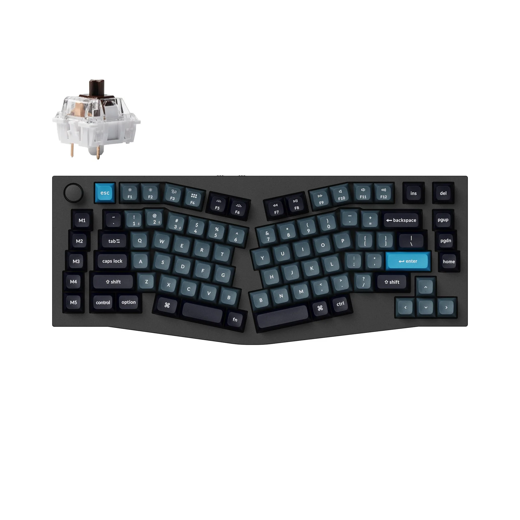Keychron Q10 Pro (Alice Layout) QMK/VIA Wireless Custom Mechanical Keyboard (US ANSI Layout) - Image 2