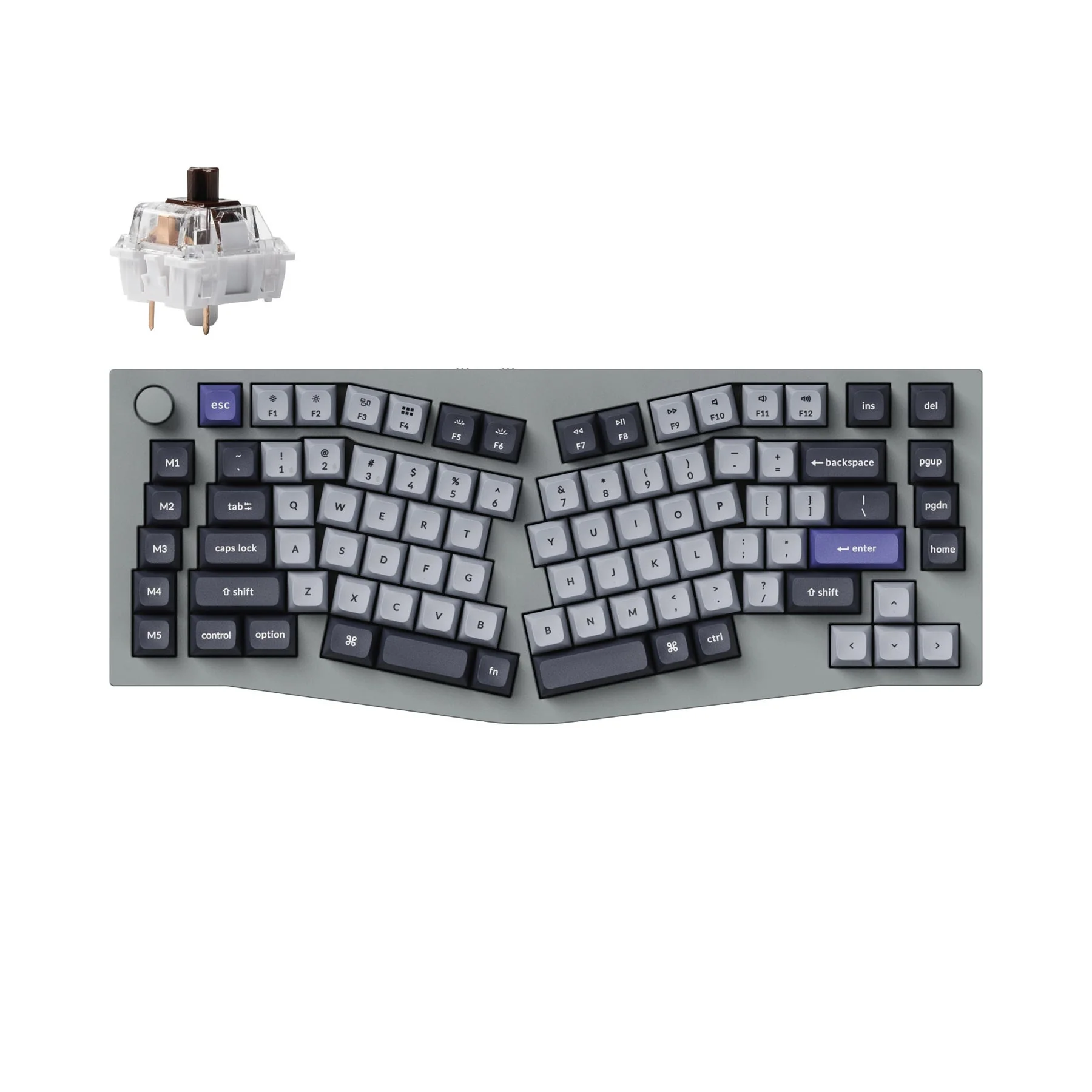 Keychron Q10 Pro (Alice Layout) QMK/VIA Wireless Custom Mechanical Keyboard (US ANSI Layout) - Image 5