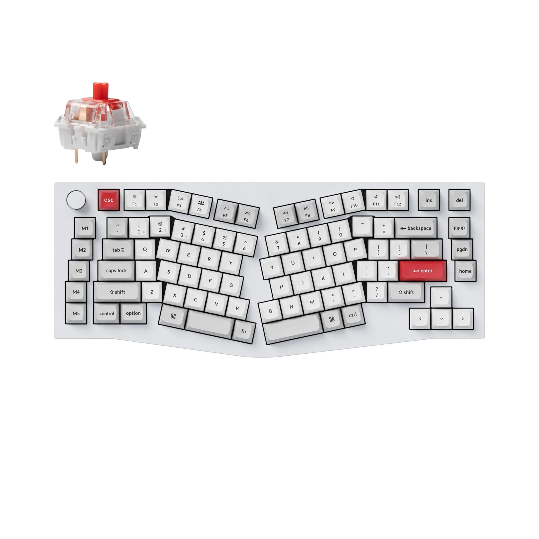 Keychron Q10 Pro (Alice Layout) QMK/VIA Wireless Custom Mechanical Keyboard (US ANSI Layout) - Image 7