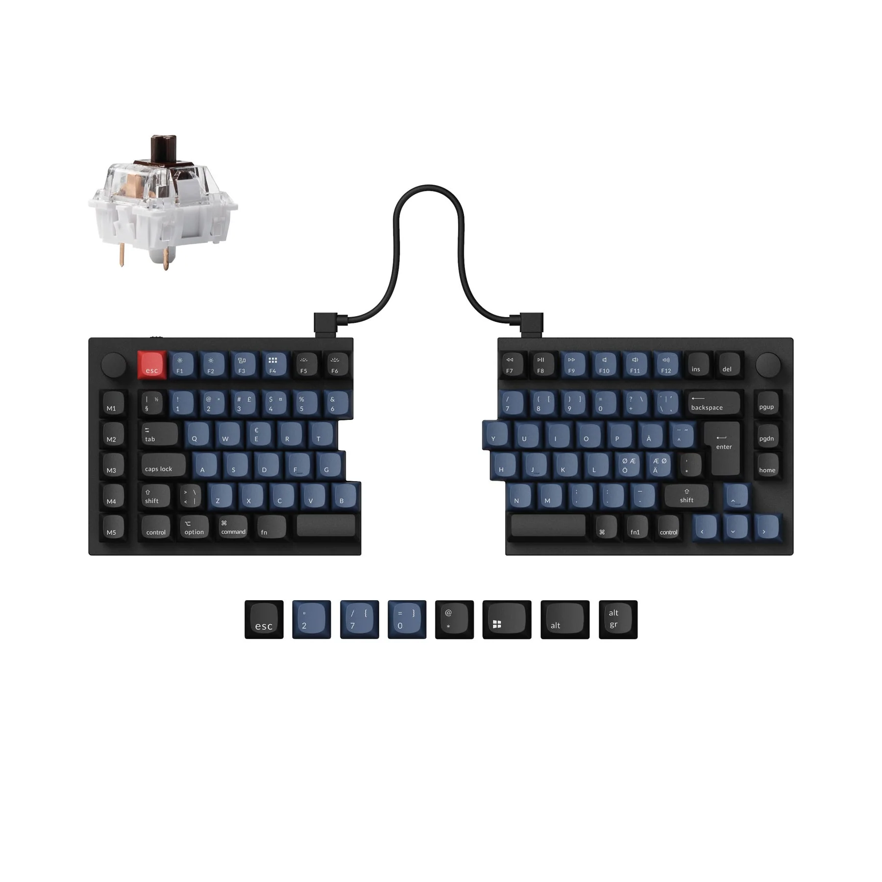 Keychron Q11 QMK Custom Mechanical Keyboard ISO Layout Collection - Image 14