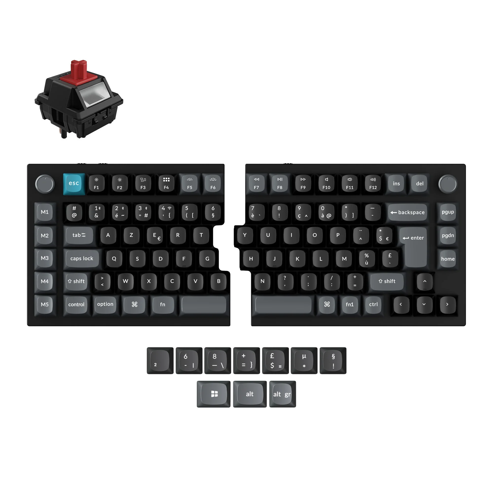 Keychron Q11 Ultra 8K Wireless Custom Mechanical Keyboard ISO Layout Collection - Image 4