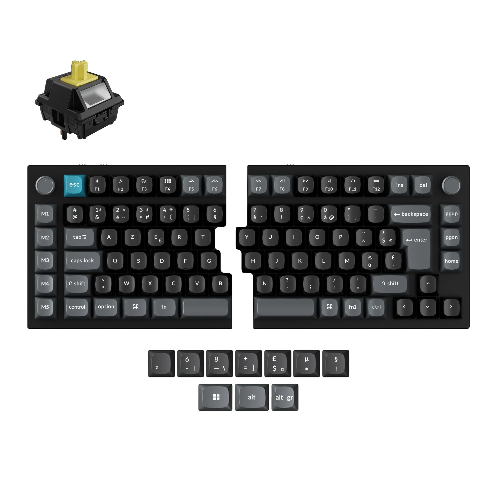 Keychron Q11 Ultra 8K Wireless Custom Mechanical Keyboard ISO Layout Collection - Image 6