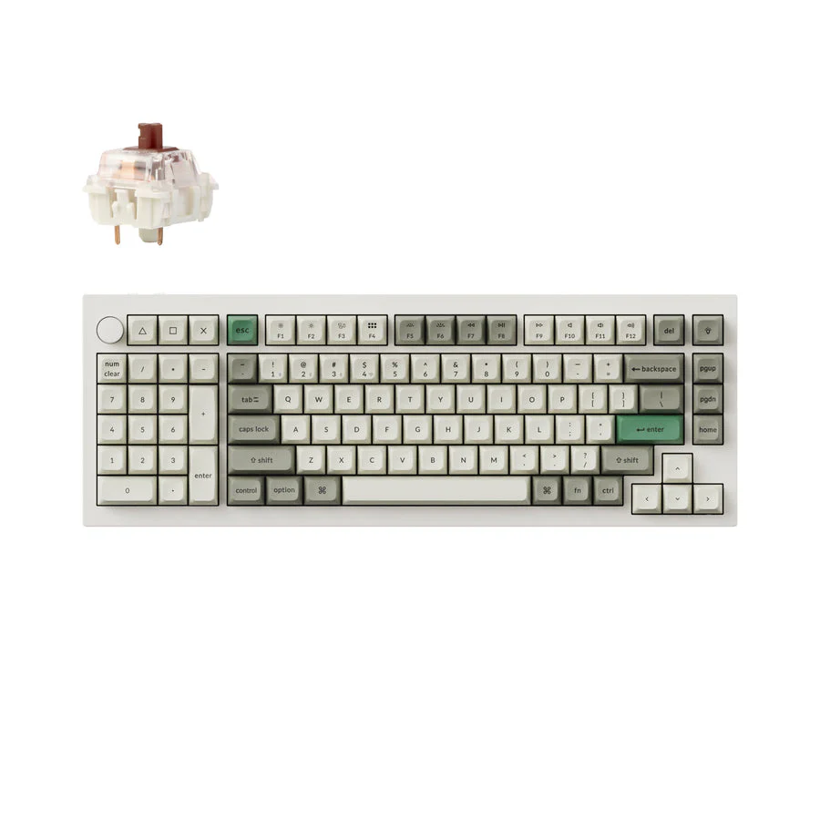 Keychron Q12 Max QMK/VIA Wireless Custom Mechanical Keyboard (US ANSI Layout) - Image 5