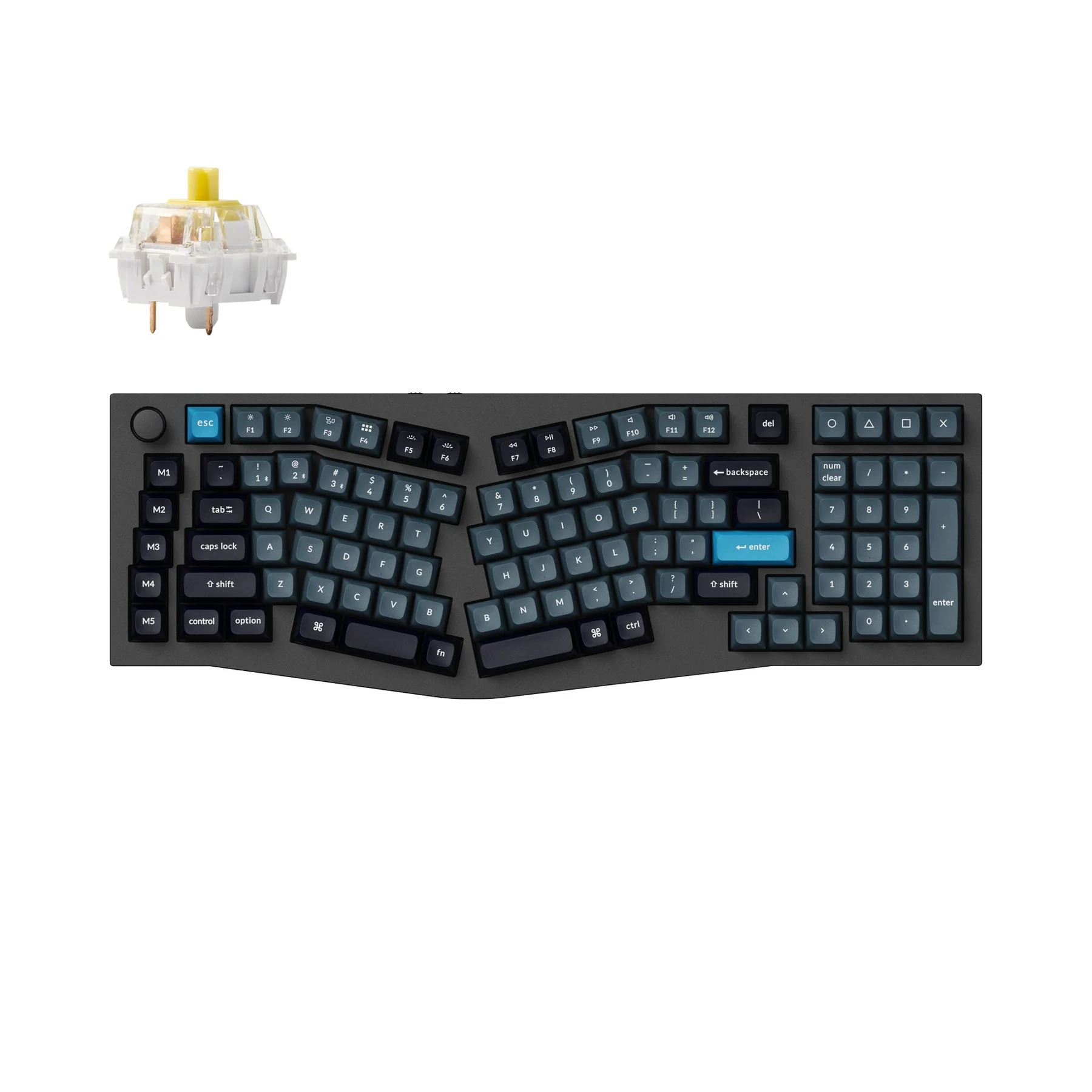 Keychron Q13 Pro (Alice Layout) QMK/VIA Wireless Custom Mechanical Keyboard (US ANSI Layout) - Image 3