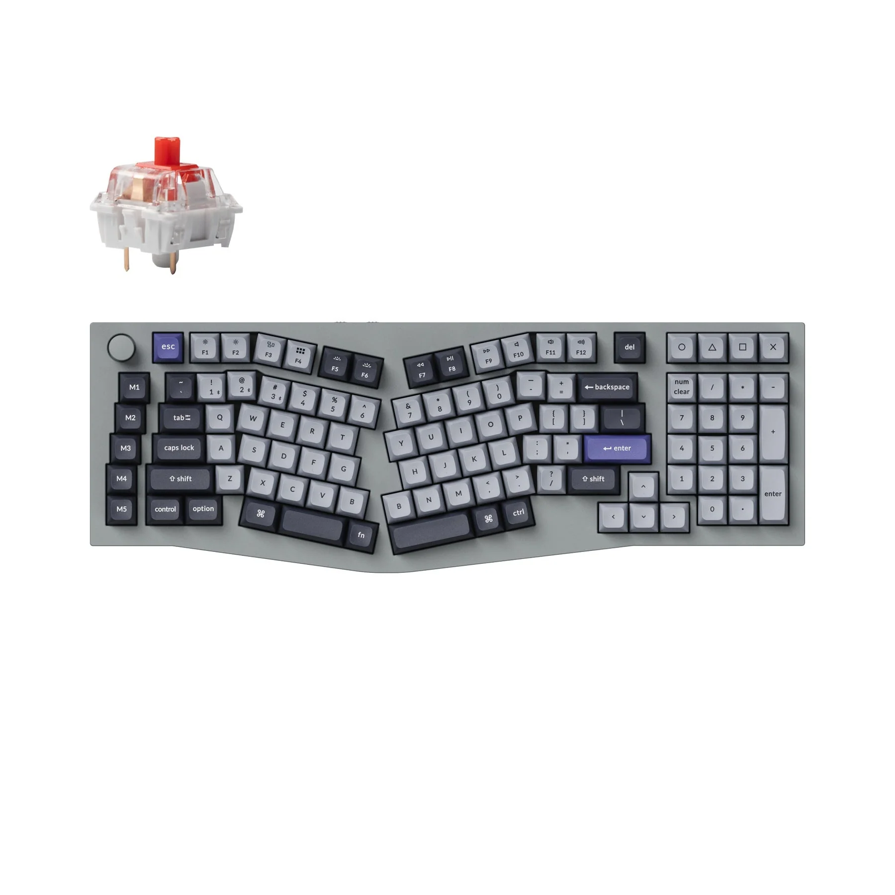 Keychron Q13 Pro (Alice Layout) QMK/VIA Wireless Custom Mechanical Keyboard (US ANSI Layout) - Image 4