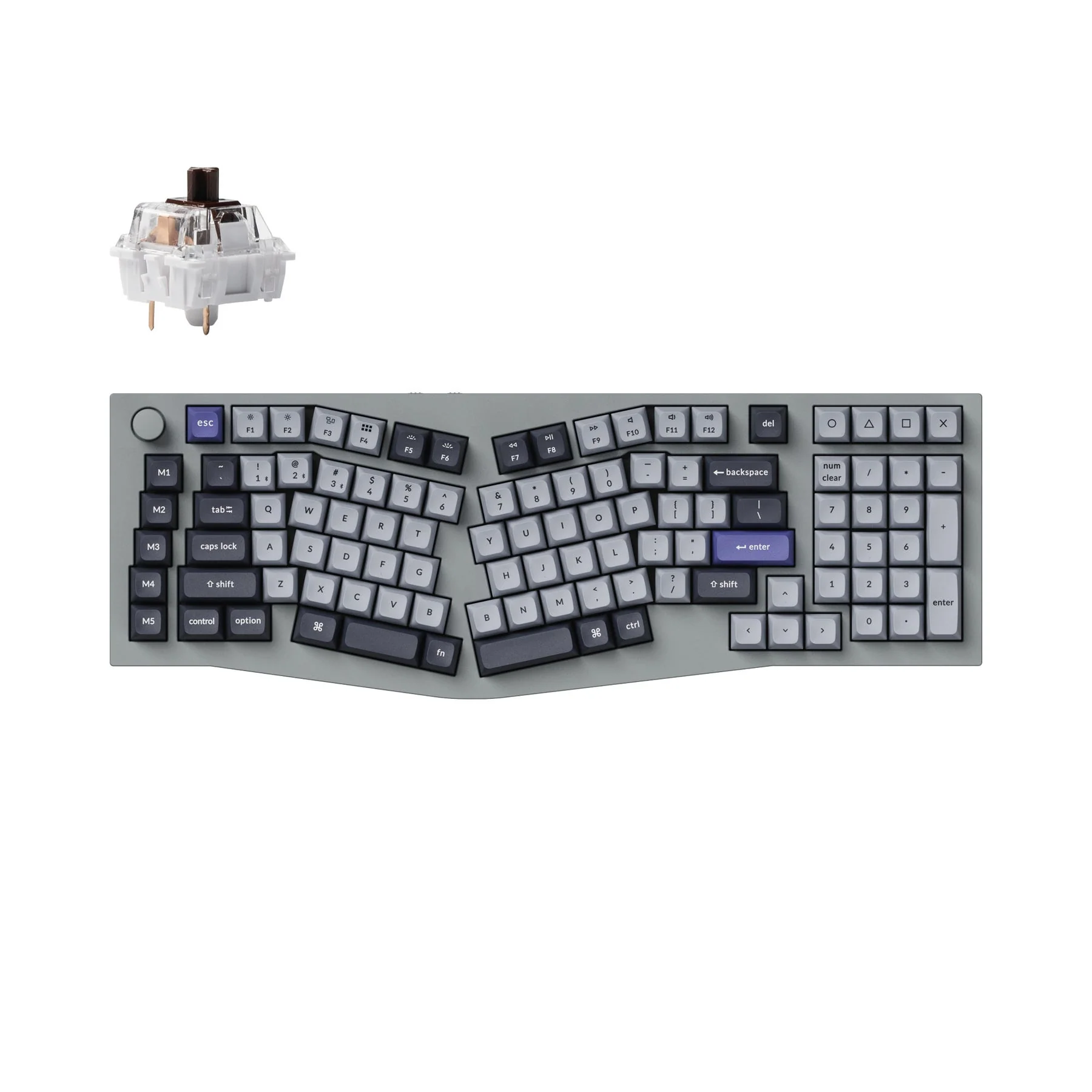 Keychron Q13 Pro (Alice Layout) QMK/VIA Wireless Custom Mechanical Keyboard (US ANSI Layout) - Image 5