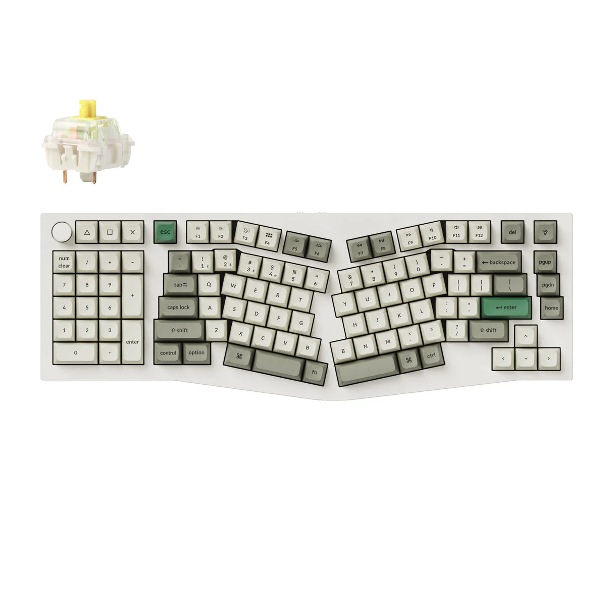 Keychron Q14 Max (Alice Layout) QMK Wireless Custom Mechanical Keyboard (US ANSI Layout) - Image 5