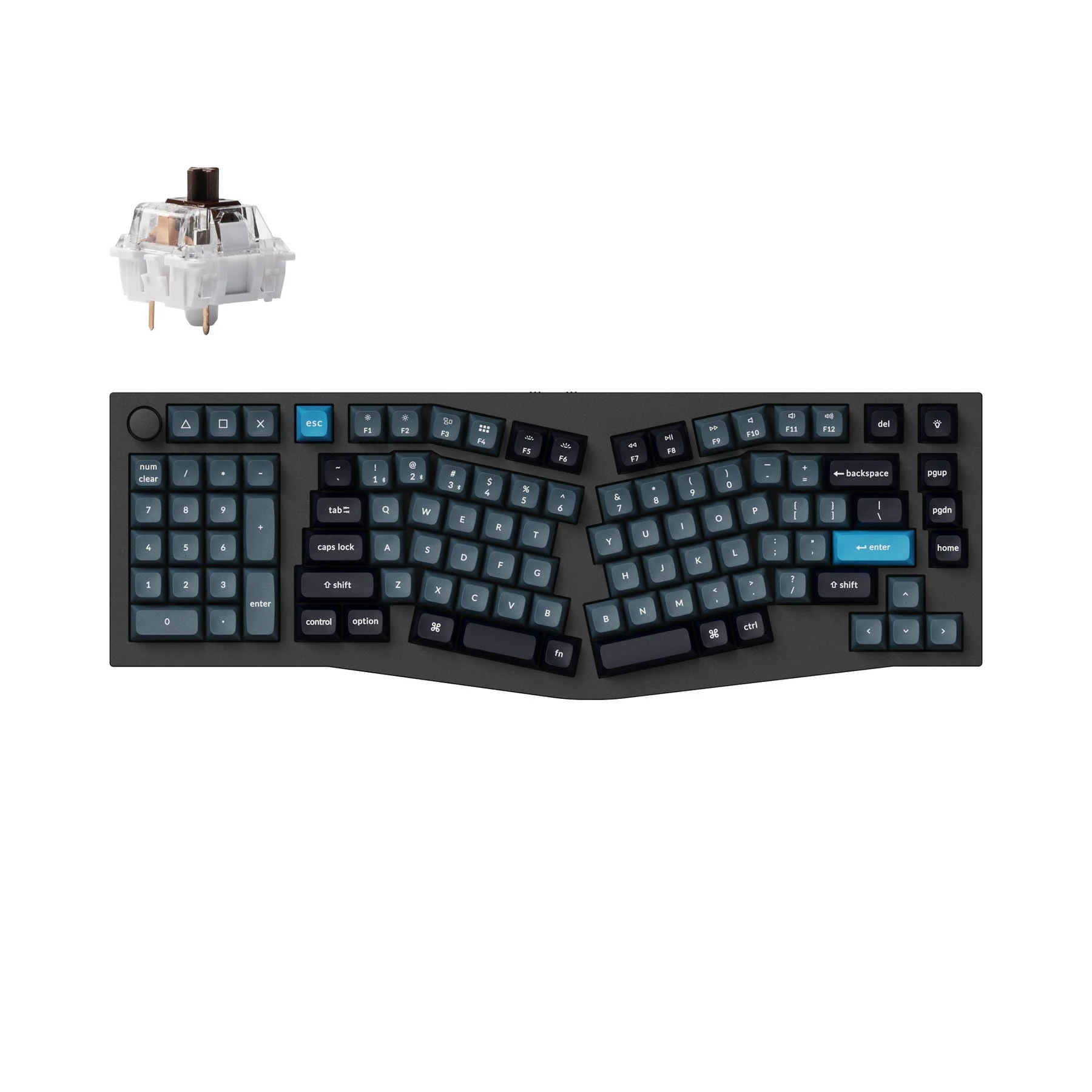 Keychron Q14 Pro (Alice Layout) QMK/VIA Wireless Custom Mechanical Keyboard (US ANSI Layout) - Image 2