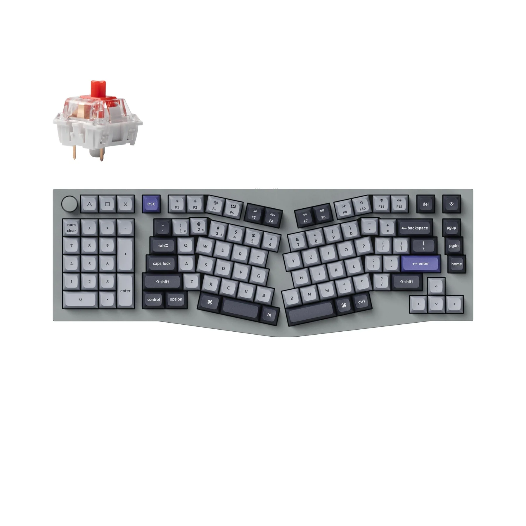 Keychron Q14 Pro (Alice Layout) QMK/VIA Wireless Custom Mechanical Keyboard (US ANSI Layout) - Image 4