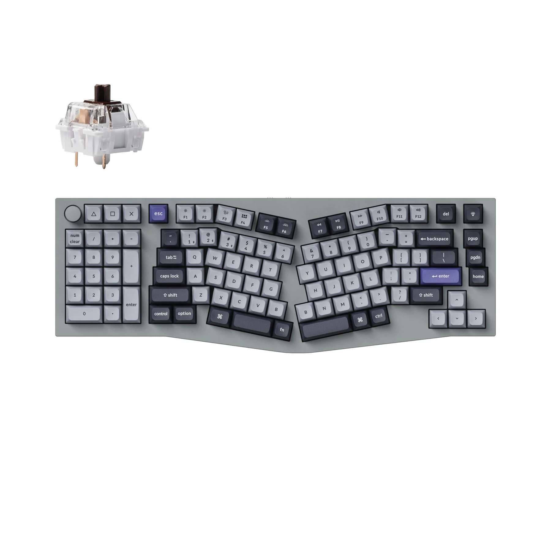 Keychron Q14 Pro (Alice Layout) QMK/VIA Wireless Custom Mechanical Keyboard (US ANSI Layout) - Image 5