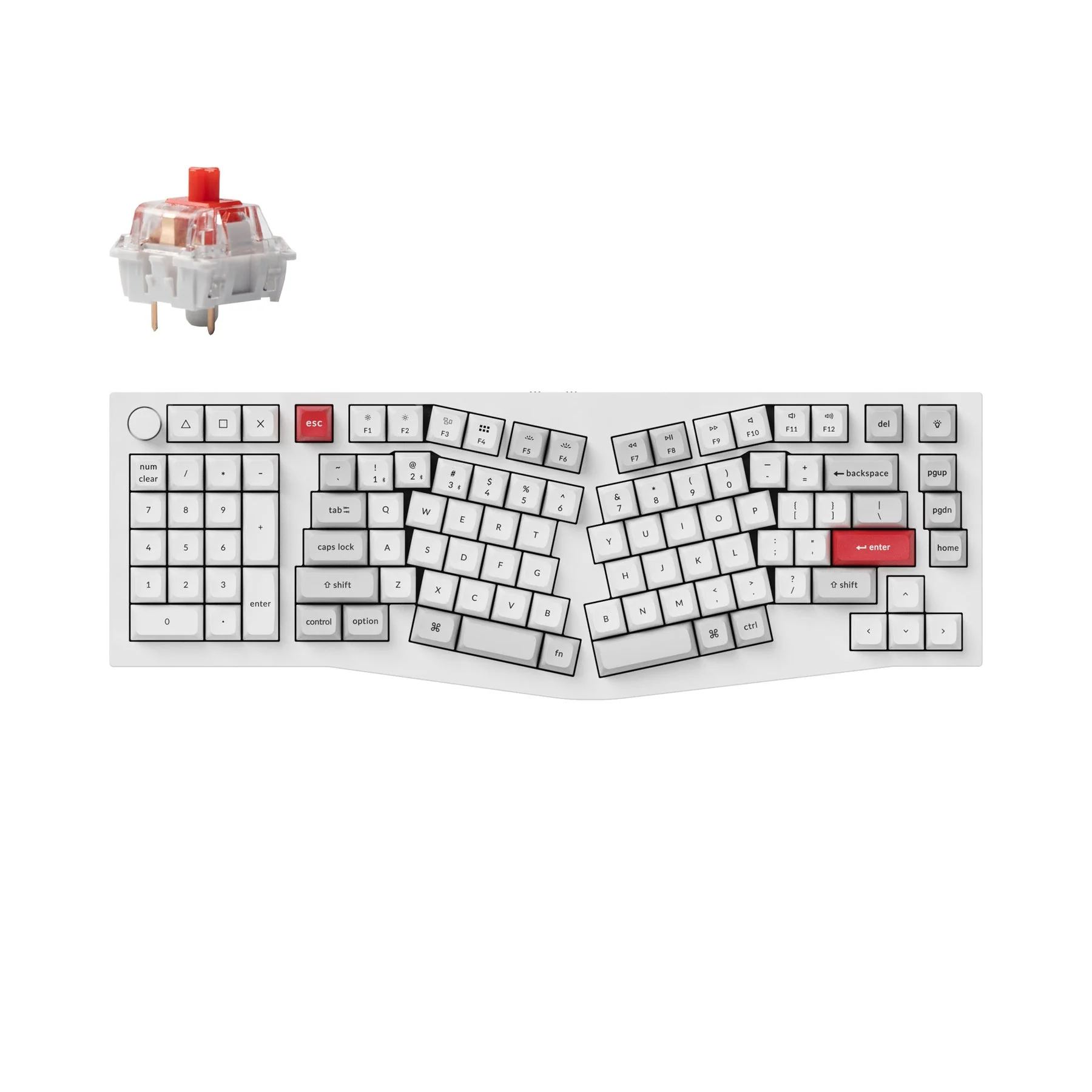 Keychron Q14 Pro (Alice Layout) QMK/VIA Wireless Custom Mechanical Keyboard (US ANSI Layout) - Image 7