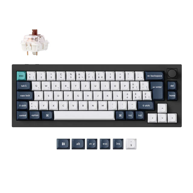 Keychron Q2 Max QMK/VIA Wireless Custom Mechanical Keyboard ISO Layout Collection - Image 11