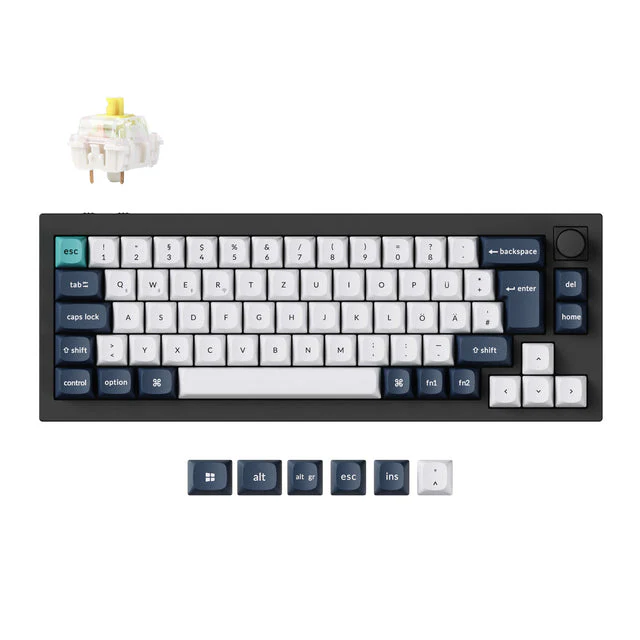 Keychron Q2 Max QMK/VIA Wireless Custom Mechanical Keyboard ISO Layout Collection - Image 3