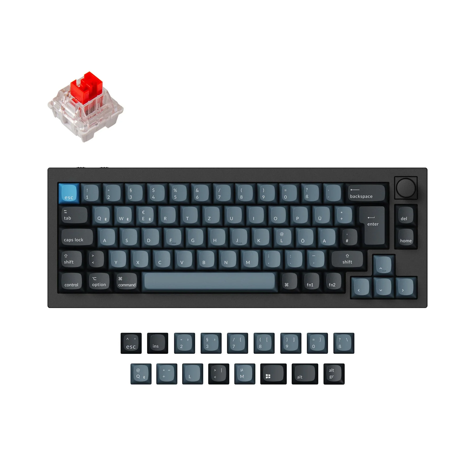 Keychron Q2 Pro QMK/VIA Wireless Custom Mechanical Keyboard ISO Layout Collection - Image 3