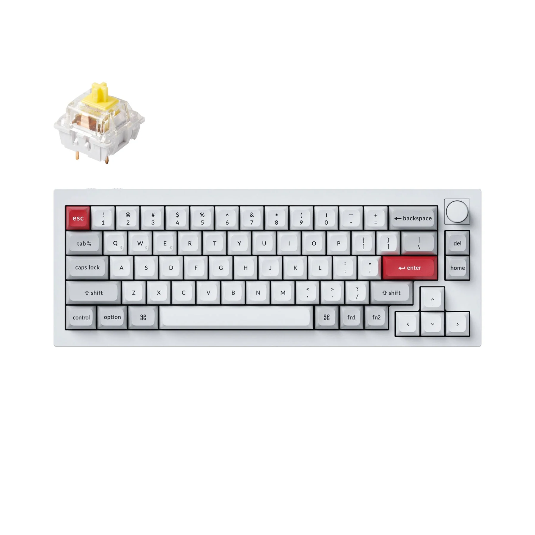 Keychron Q2 Pro QMK/VIA Wireless Custom Mechanical Keyboard(US ANSI Layout) - Image 9