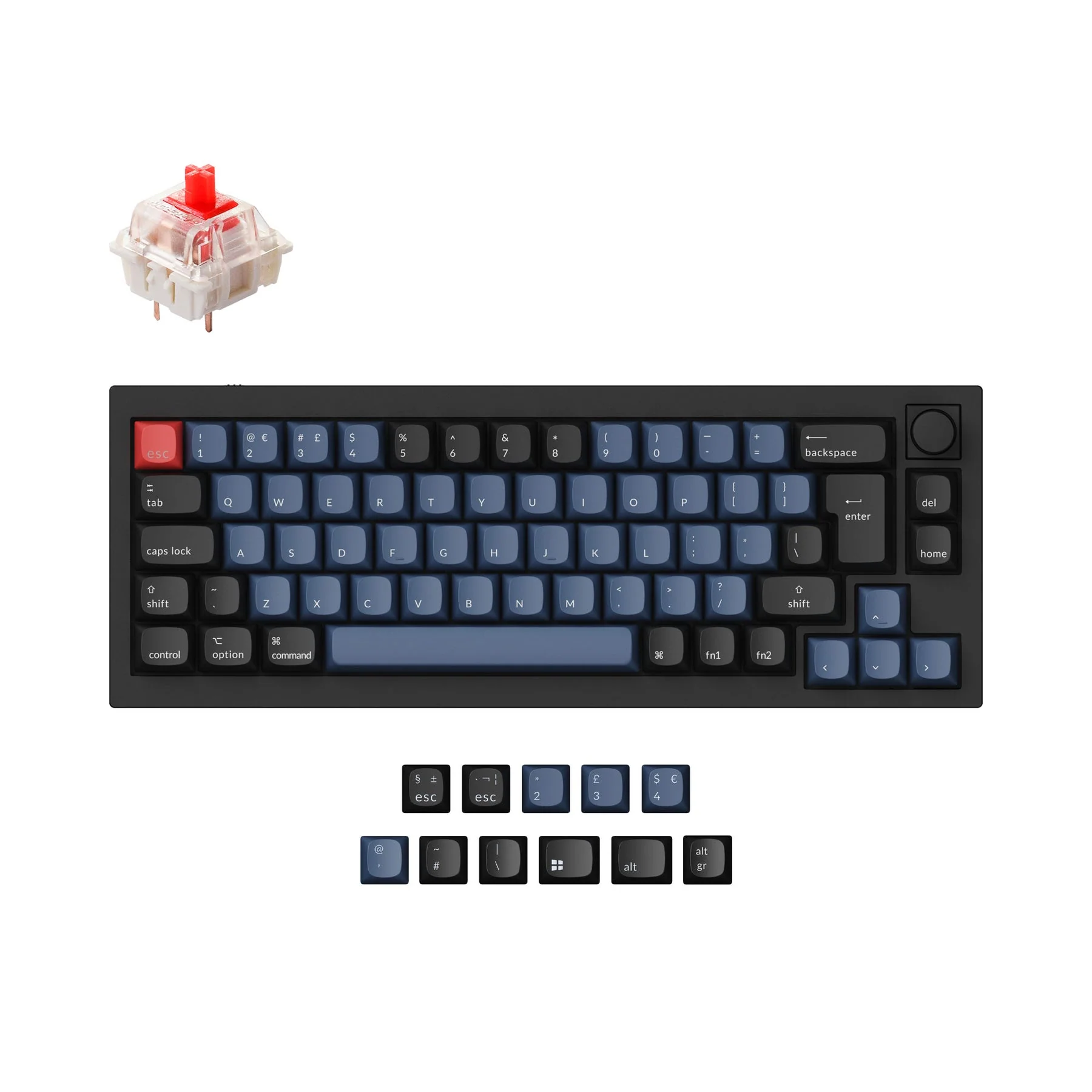 Keychron Q2 QMK Custom Mechanical Keyboard ISO Layout Collection - Image 11