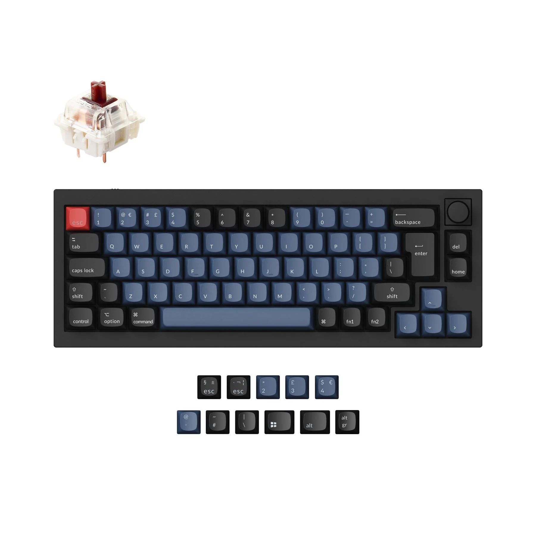 Keychron Q2 QMK Custom Mechanical Keyboard ISO Layout Collection - Image 12