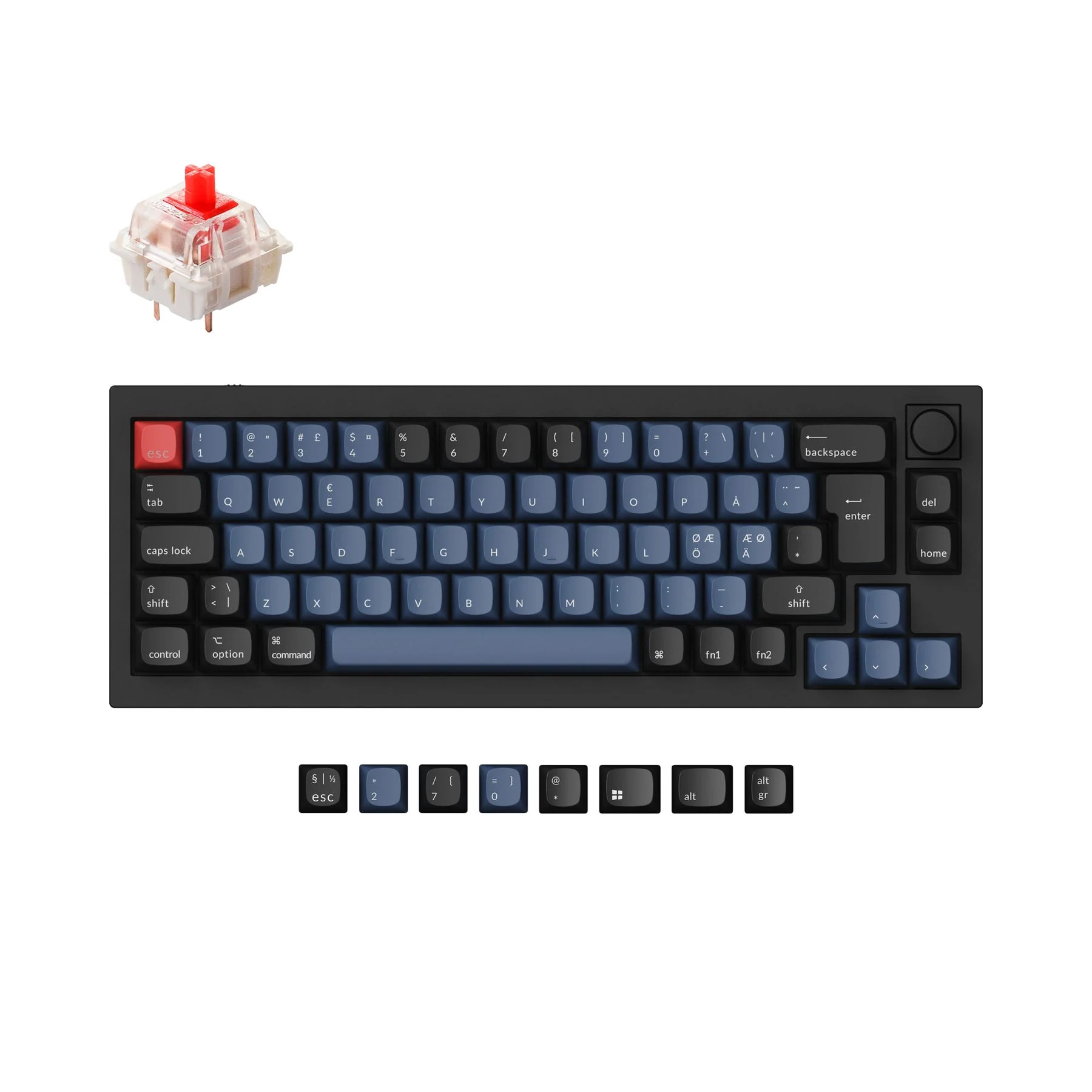 Keychron Q2 QMK Custom Mechanical Keyboard ISO Layout Collection - Image 13
