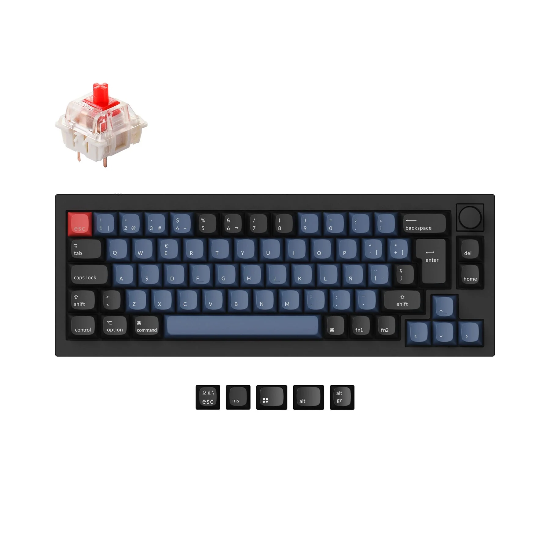 Keychron Q2 QMK Custom Mechanical Keyboard ISO Layout Collection - Image 15