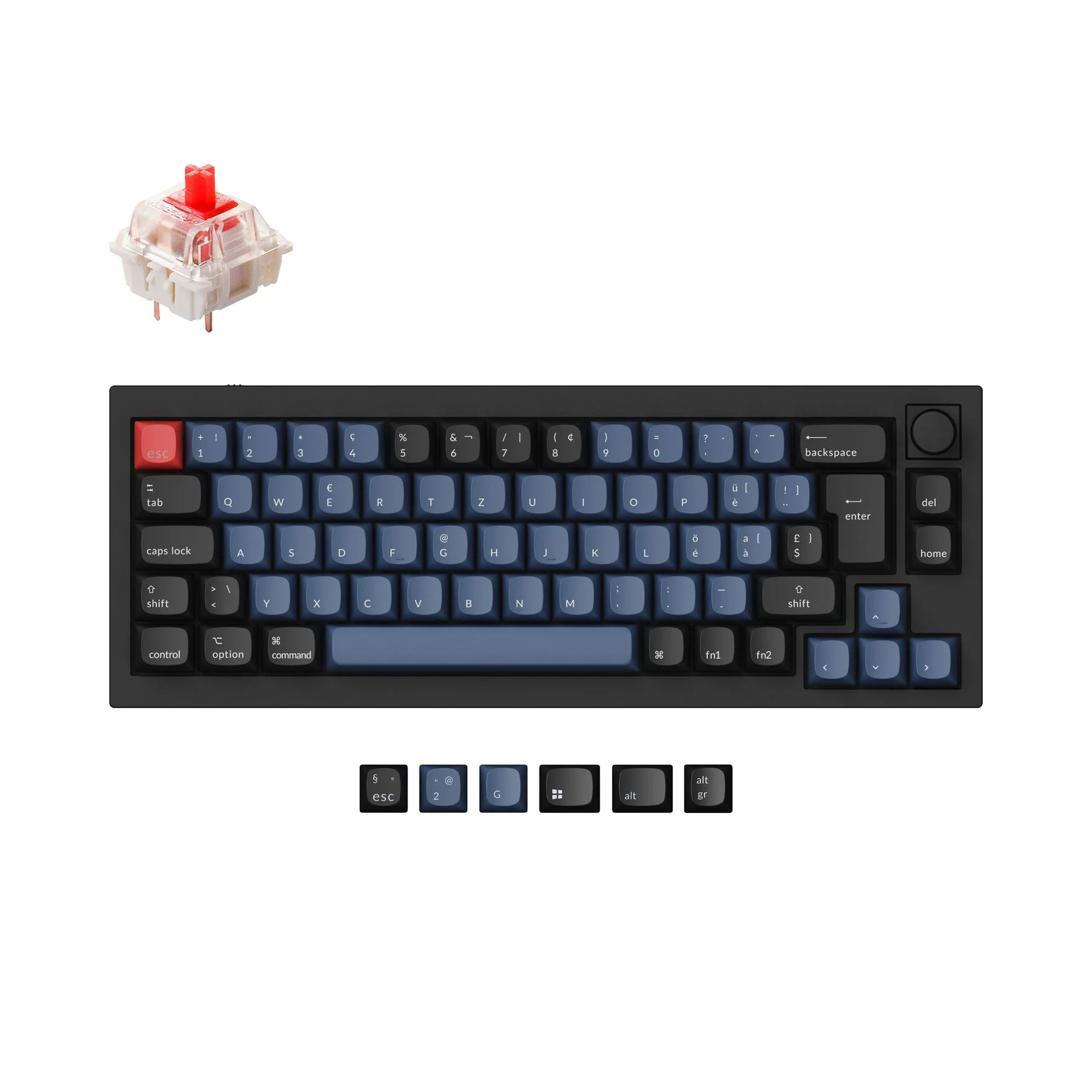Keychron Q2 QMK Custom Mechanical Keyboard ISO Layout Collection - Image 17