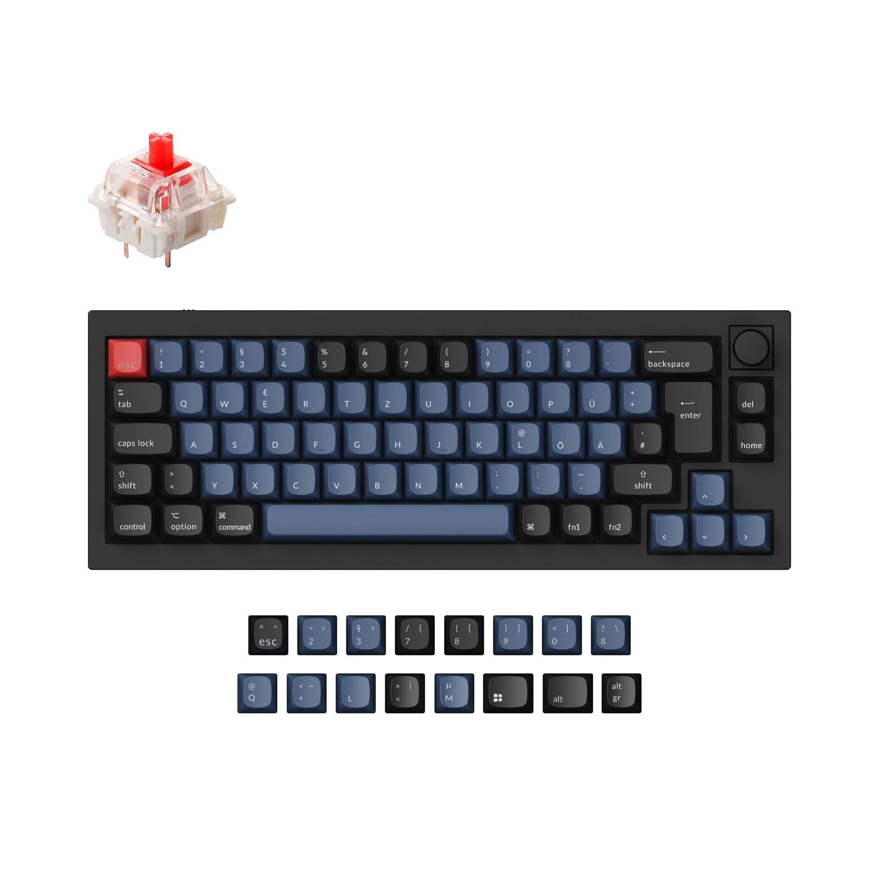 Keychron Q2 QMK Custom Mechanical Keyboard ISO Layout Collection - Image 9
