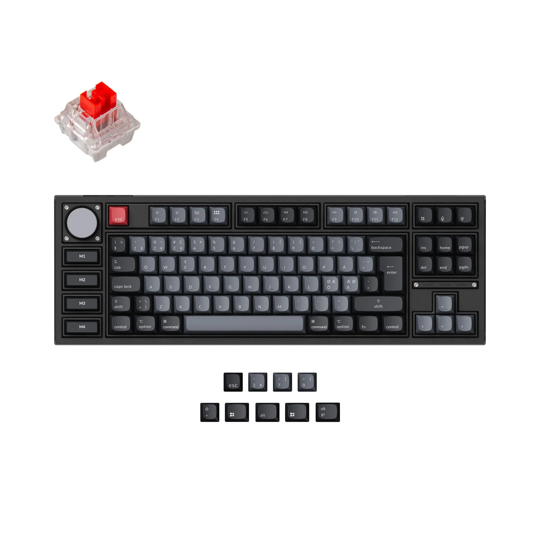 Keychron Q3 Pro QMK Custom Mechanical Keyboard ISO Layout Collection - Image 10