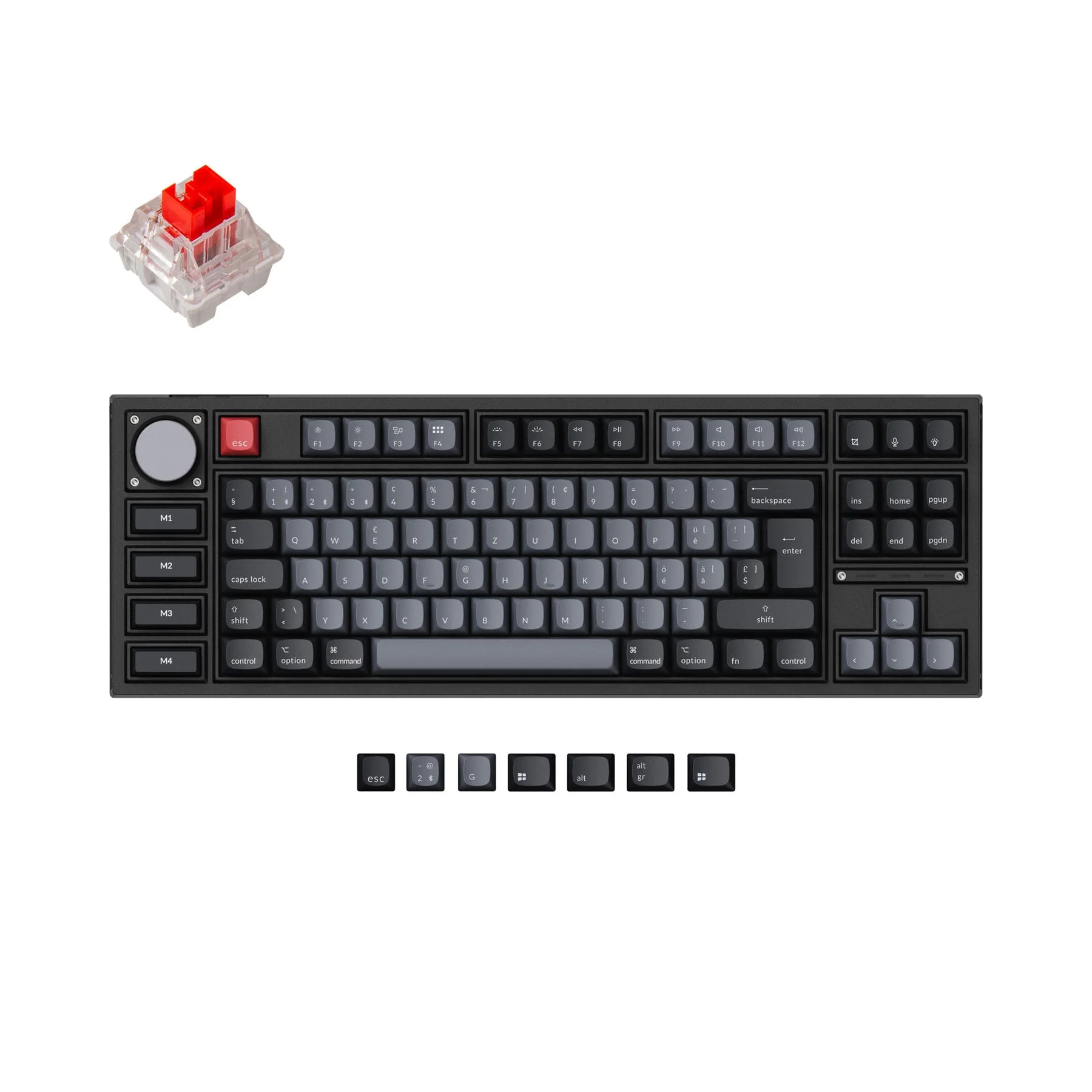 Keychron Q3 Pro QMK Custom Mechanical Keyboard ISO Layout Collection - Image 14