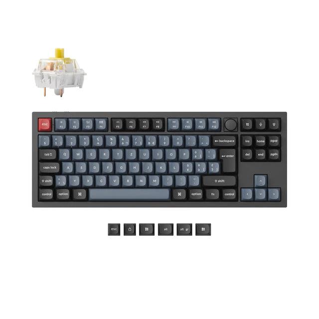 Keychron Q3 Pro QMK Custom Mechanical Keyboard ISO Layout Collection - Image 23