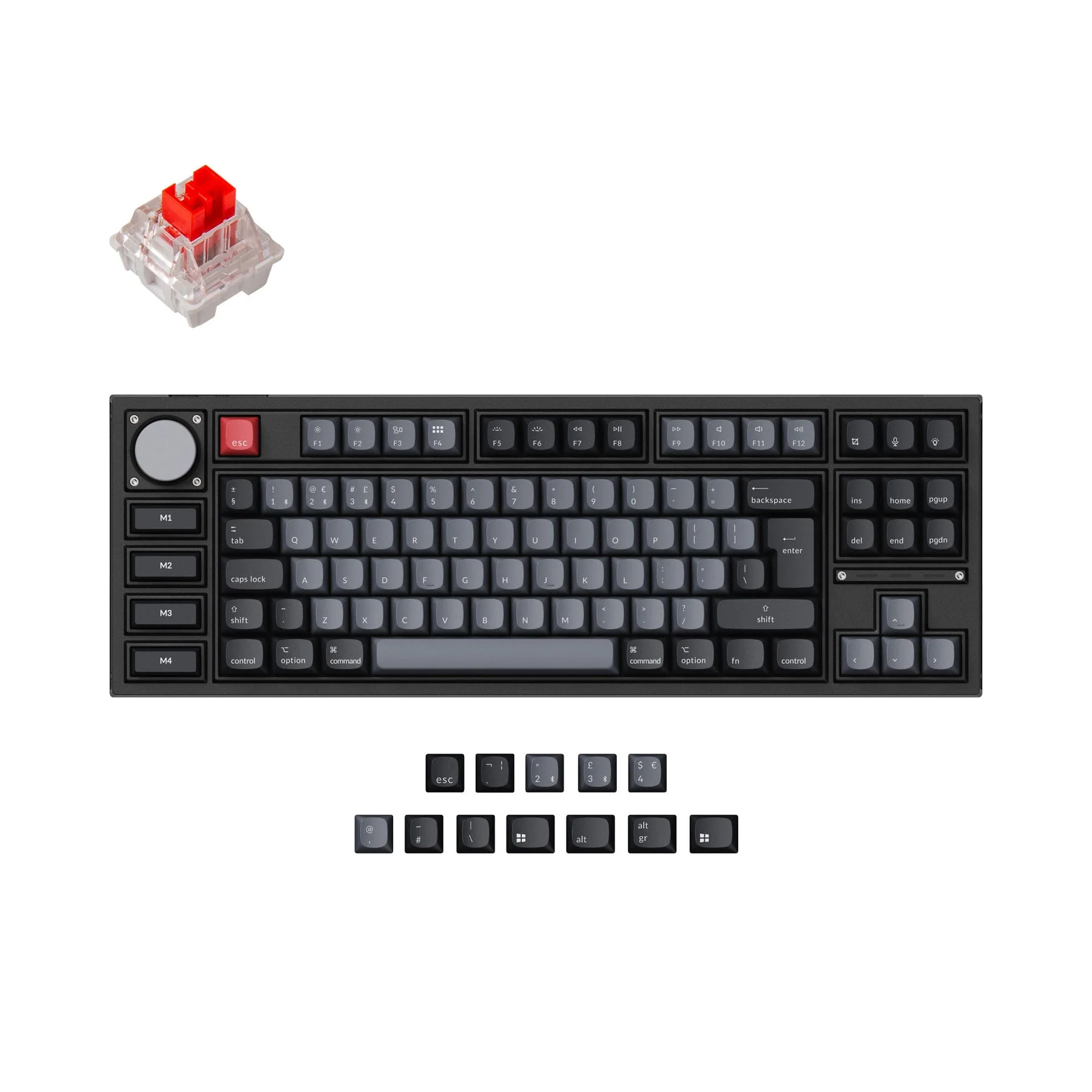 Keychron Q3 Pro QMK Custom Mechanical Keyboard ISO Layout Collection - Image 8