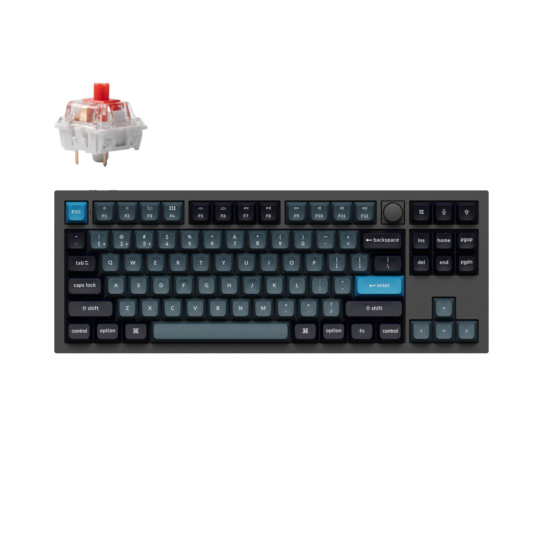 Keychron Q3 Pro QMK/VIA Wireless Custom Mechanical Keyboard (US ANSI Layout) - Image 16