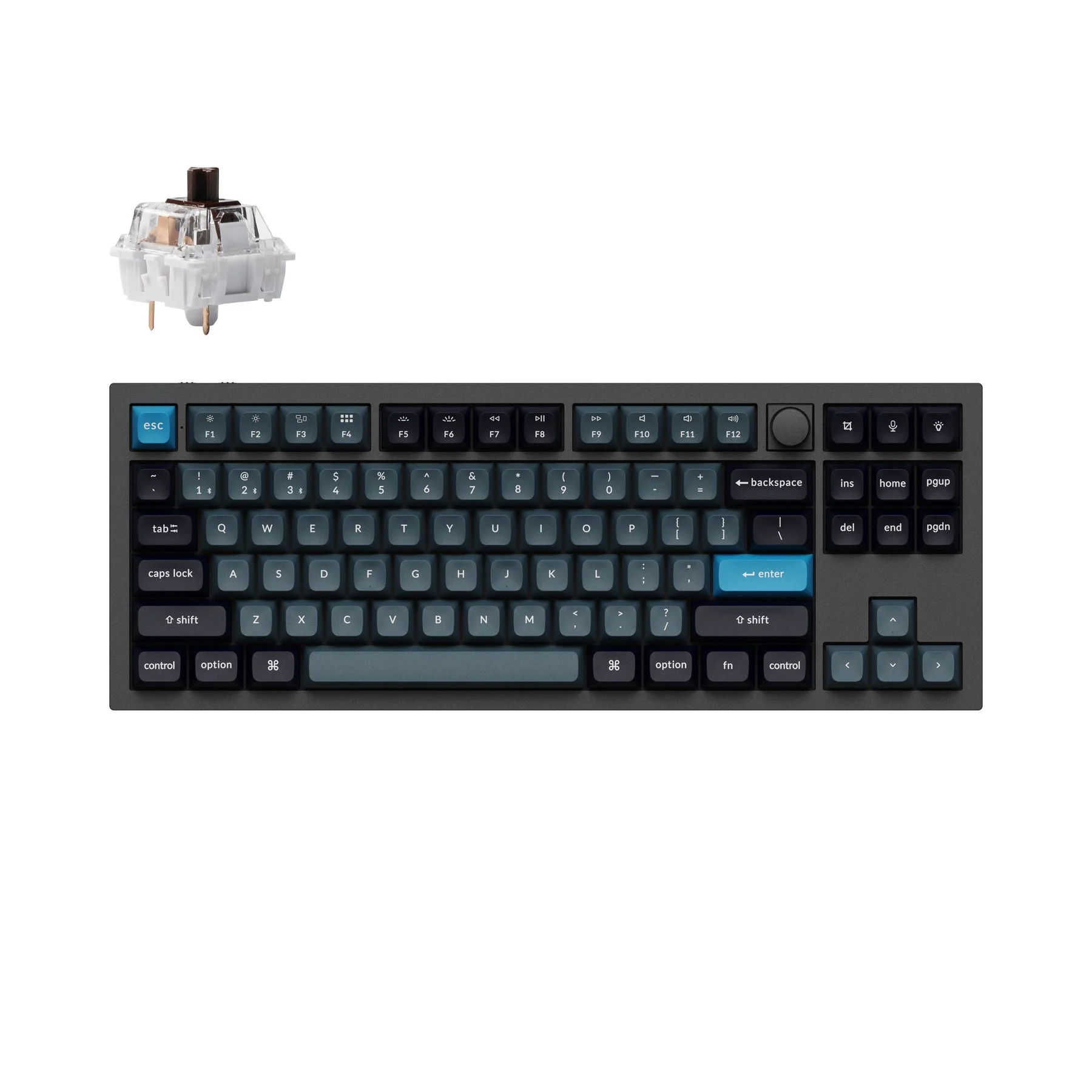 Keychron Q3 Pro QMK/VIA Wireless Custom Mechanical Keyboard (US ANSI Layout) - Image 17