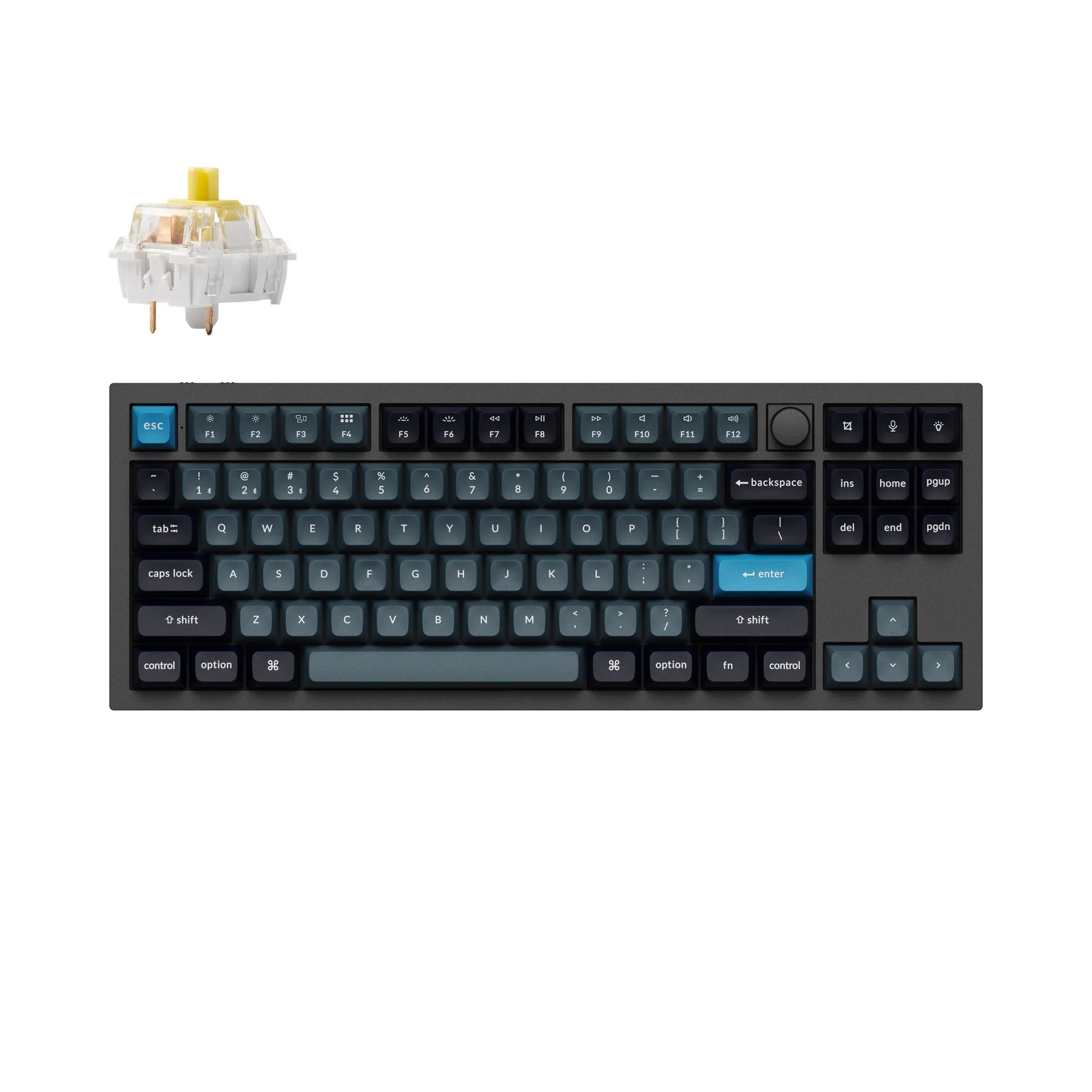 Keychron Q3 Pro QMK/VIA Wireless Custom Mechanical Keyboard (US ANSI Layout) - Image 18
