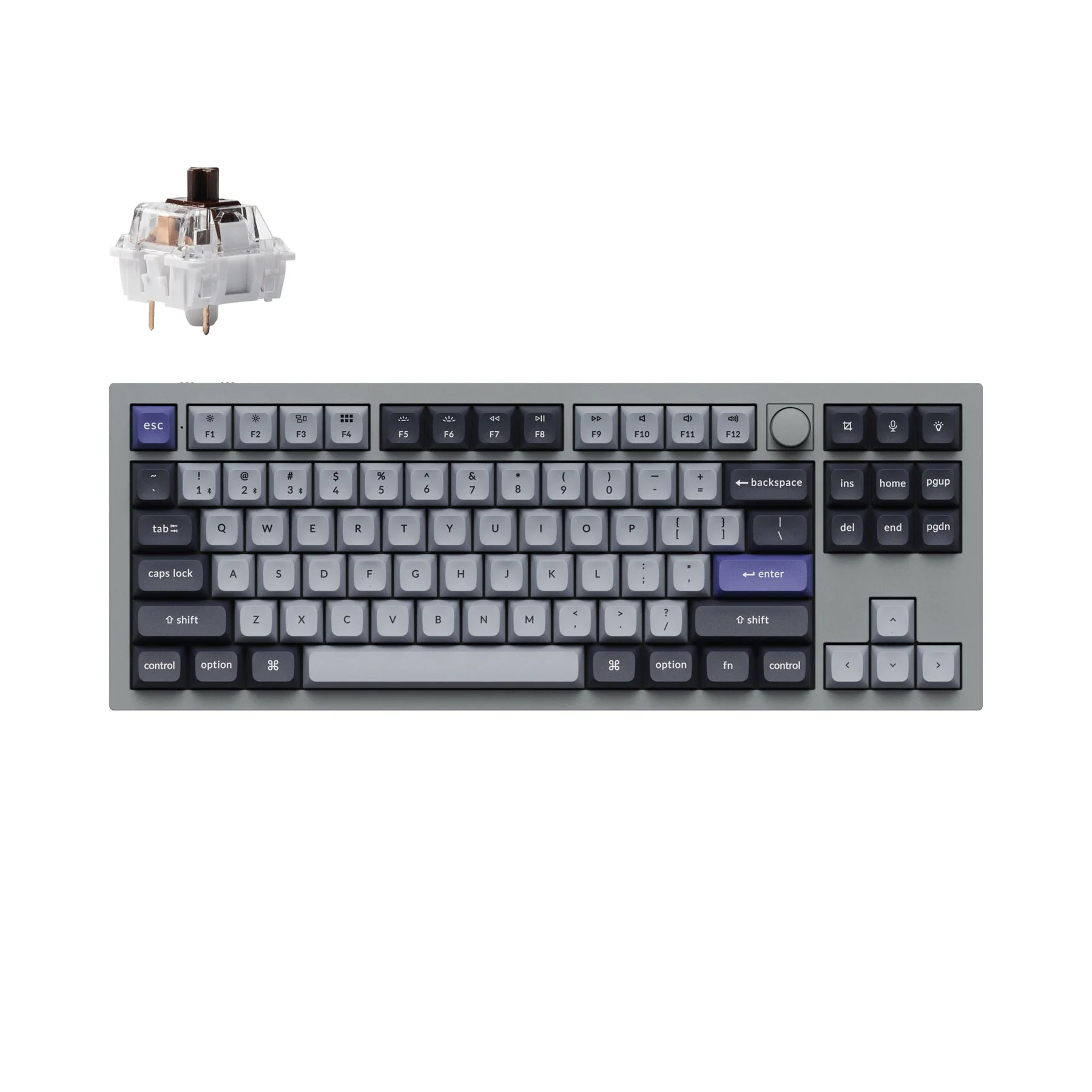Keychron Q3 Pro QMK/VIA Wireless Custom Mechanical Keyboard (US ANSI Layout) - Image 20