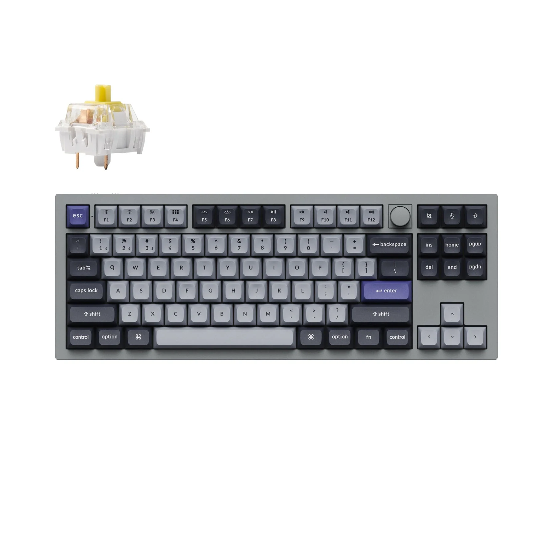 Keychron Q3 Pro QMK/VIA Wireless Custom Mechanical Keyboard (US ANSI Layout) - Image 21