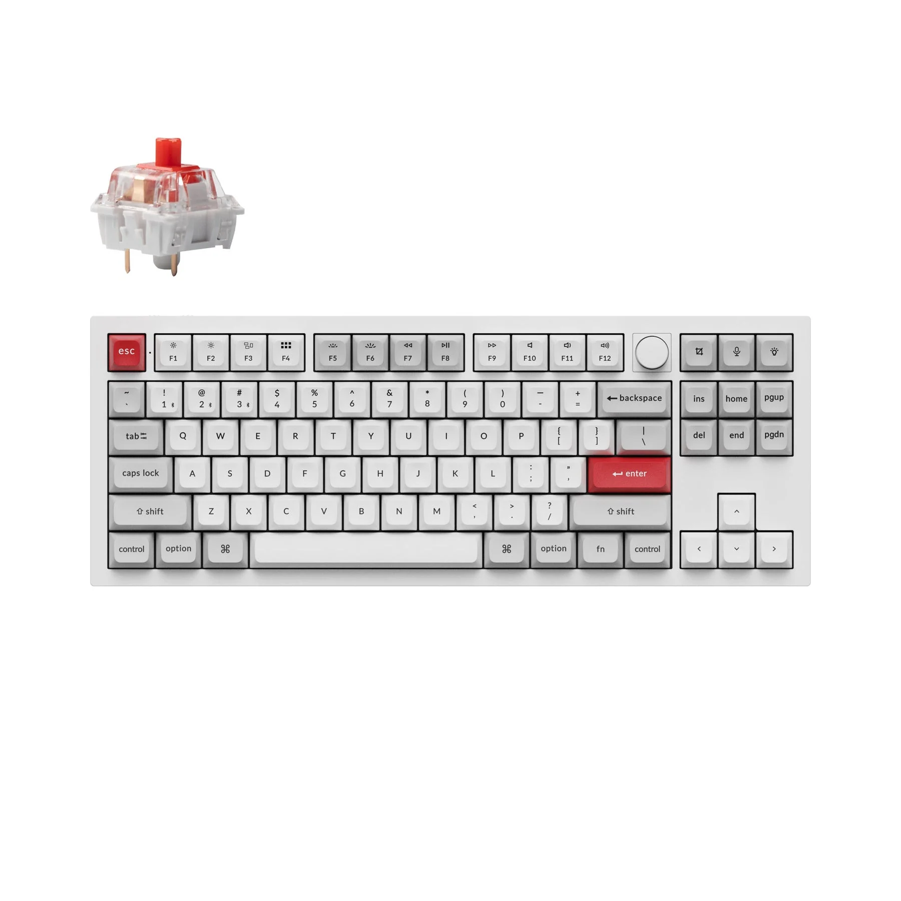 Keychron Q3 Pro QMK/VIA Wireless Custom Mechanical Keyboard (US ANSI Layout) - Image 22