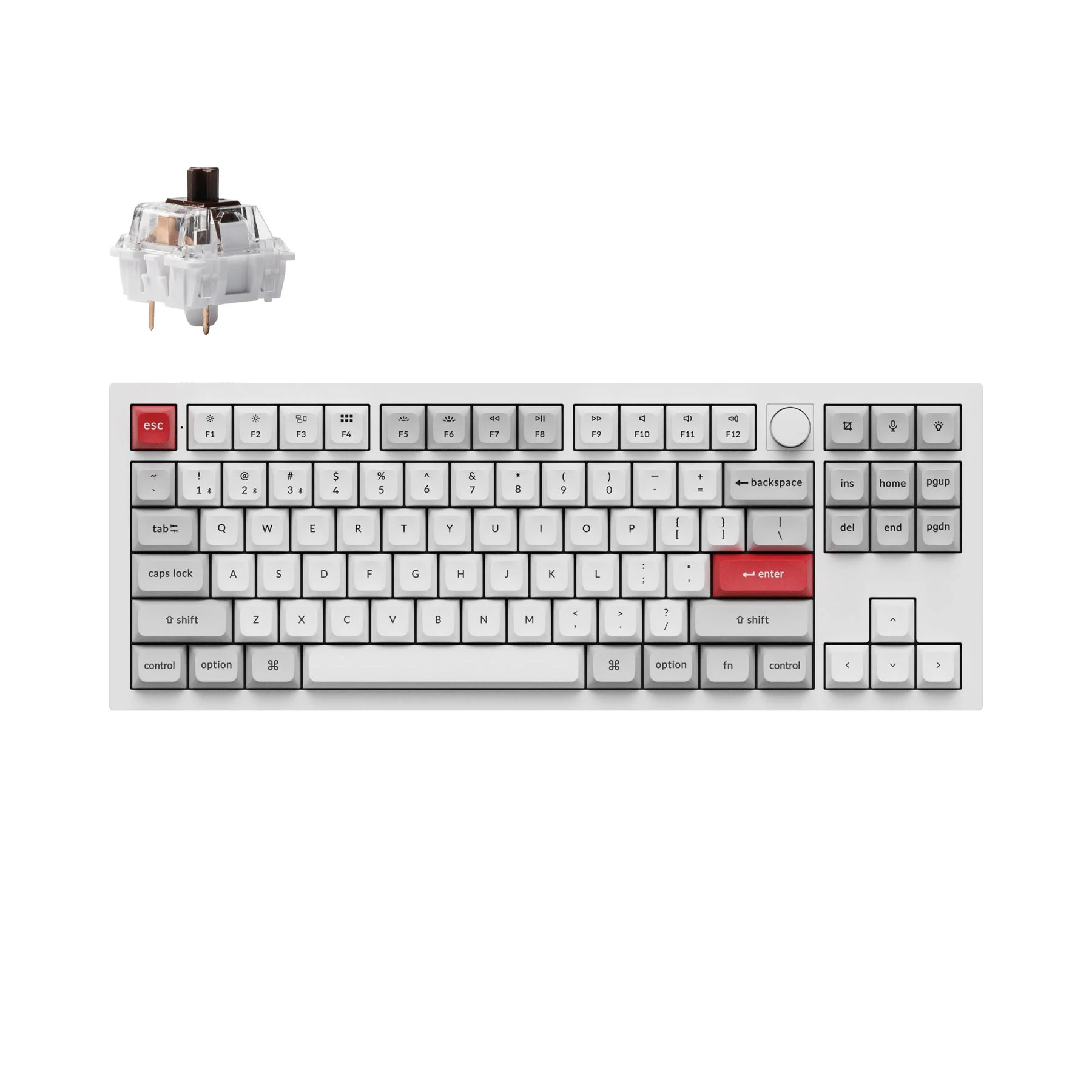 Keychron Q3 Pro QMK/VIA Wireless Custom Mechanical Keyboard (US ANSI Layout) - Image 23