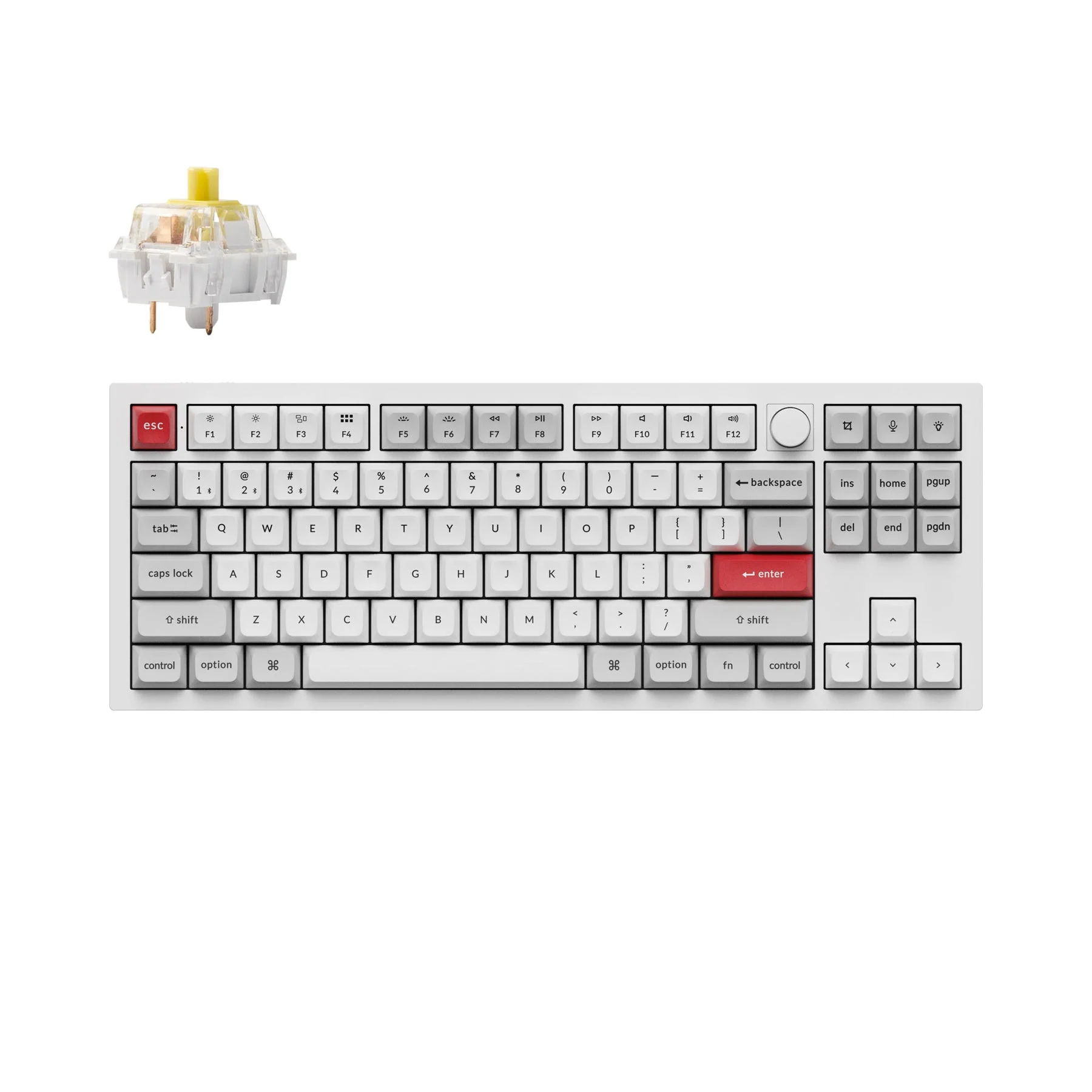 Keychron Q3 Pro QMK/VIA Wireless Custom Mechanical Keyboard (US ANSI Layout) - Image 24