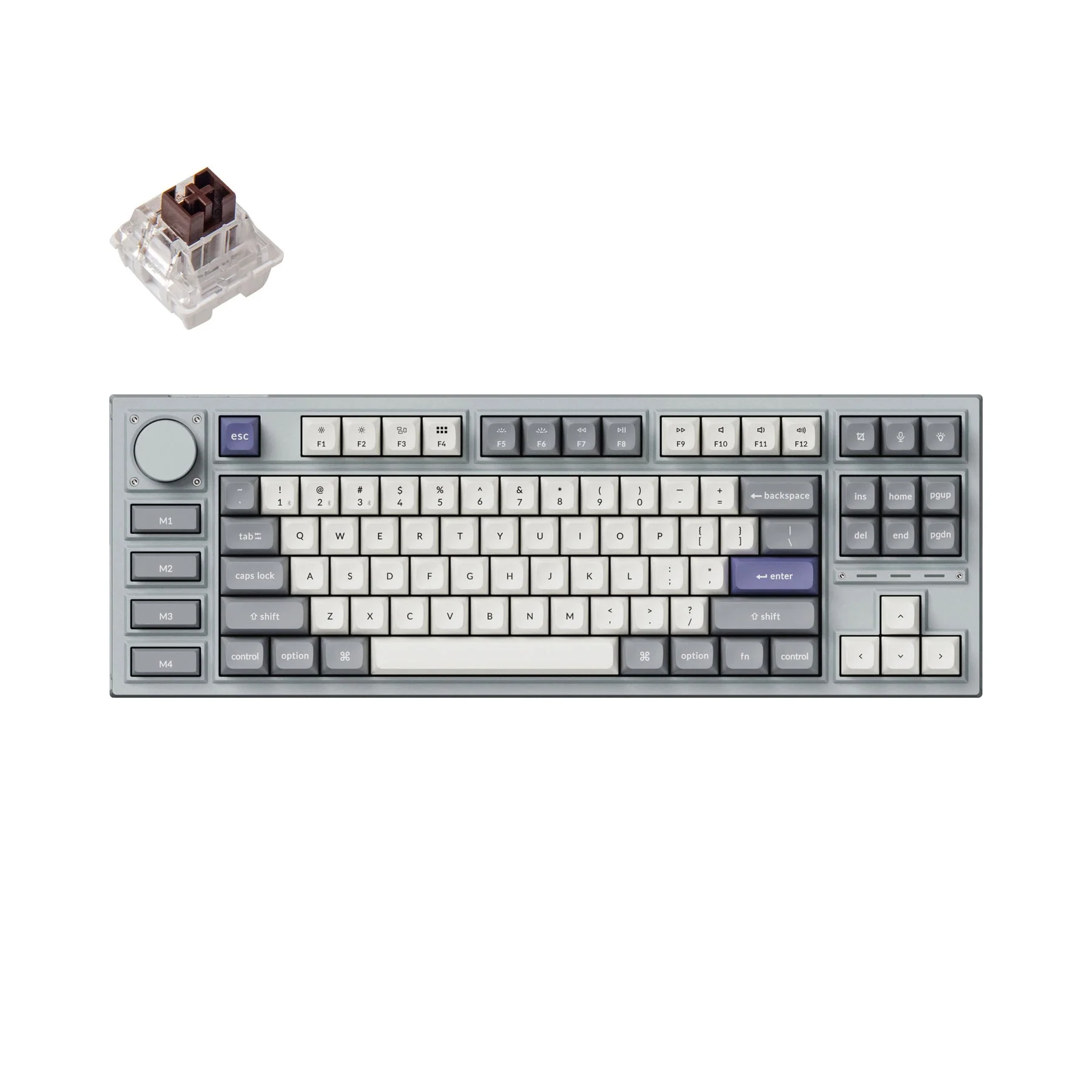 Keychron Q3 Pro QMK/VIA Wireless Custom Mechanical Keyboard (US ANSI Layout) - Image 8